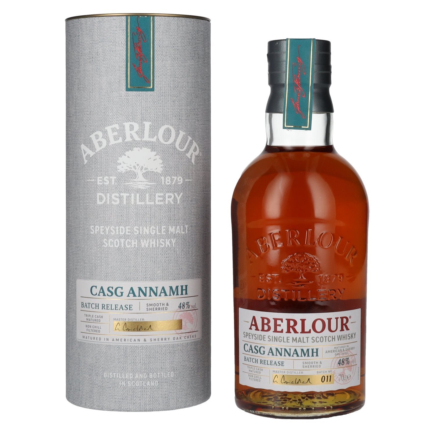 4e86d867317a28b85c63a2d669a4621ec60945acb4c1759837163ecdef3c52fd.jpg Aberlour CASG ANNAMH Batch Release 011 48% Vol. 0,7l in gift box - Image 1