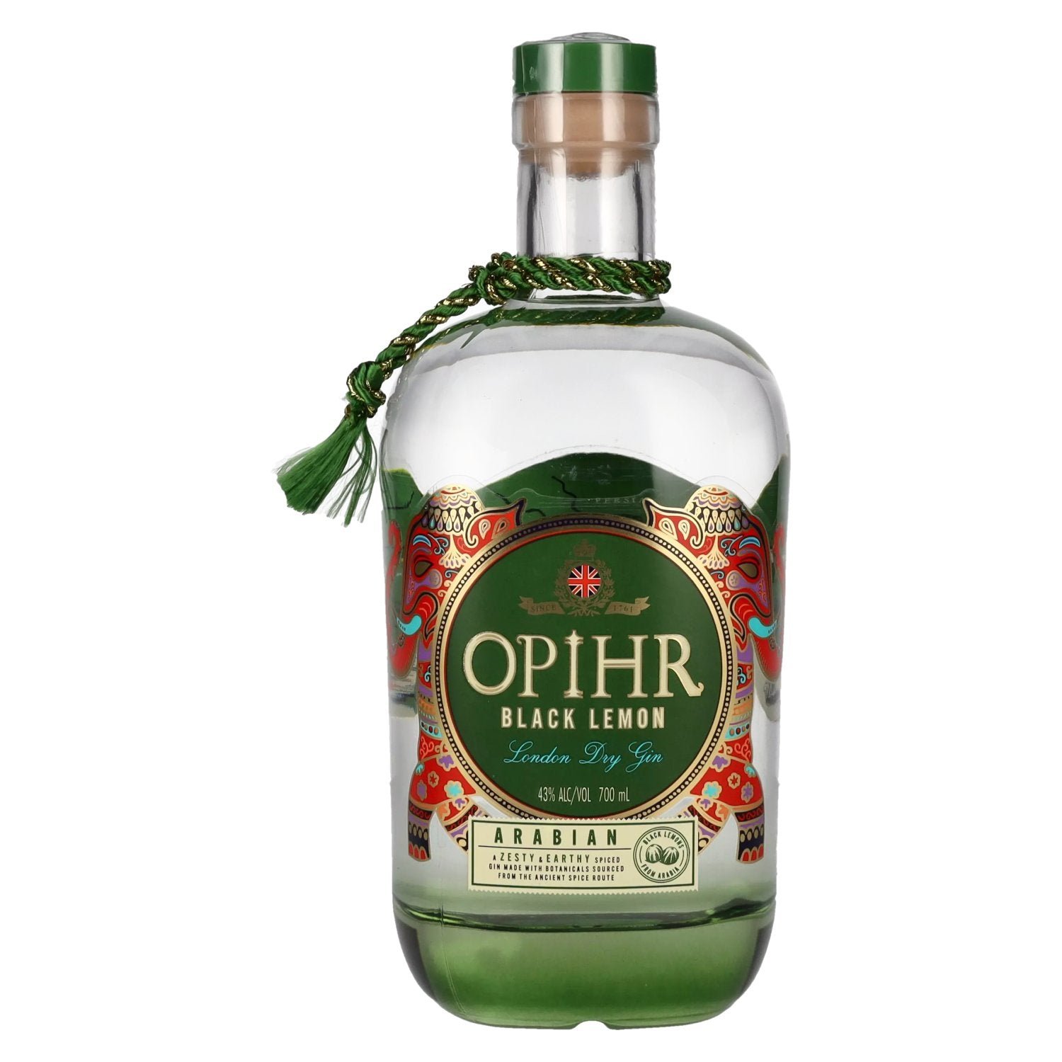 4eb18b3c559b8a54de30c5208b1b84264e00cf78016ba3fad59551846b2d597c.jpg Opihr London Dry Gin ARABIAN EDITION 43% Vol. 0,7l - Image 1