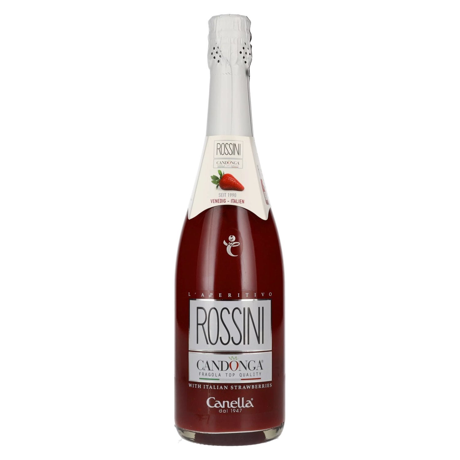 511796d76e6d38bb09bdd8bfa41584165e0179d7f48aacbb2e71b53a6b5e9fa4.jpg Canella L'Aperitivo Rossini 5% Vol. 0,75l - Image 1
