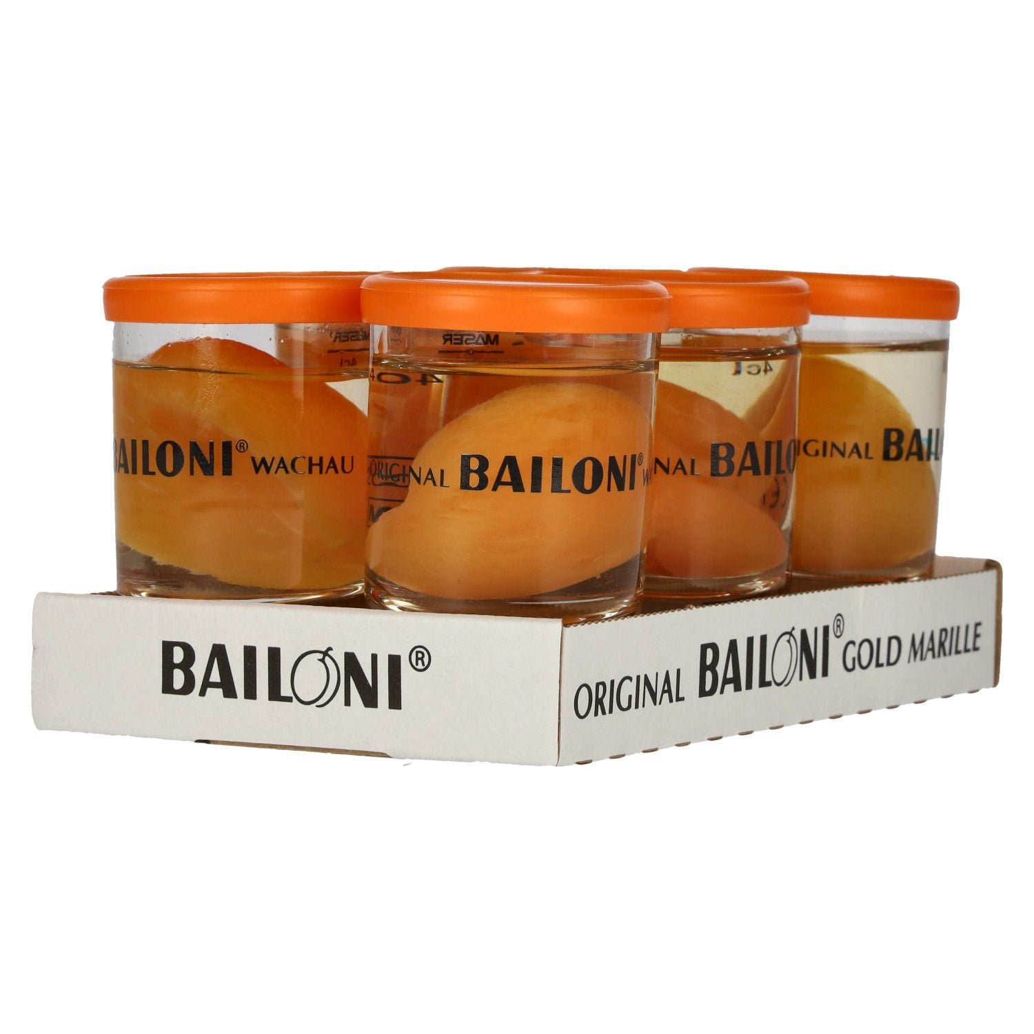 54b1956d335bd0b0d074fba4f0dfb8c5000fd0275332508b3194bad8fd957c41.jpg Bailoni Wachauer Gold Apricot Liqueur, 18% ABV, 6 x 0.02 l - Image 1