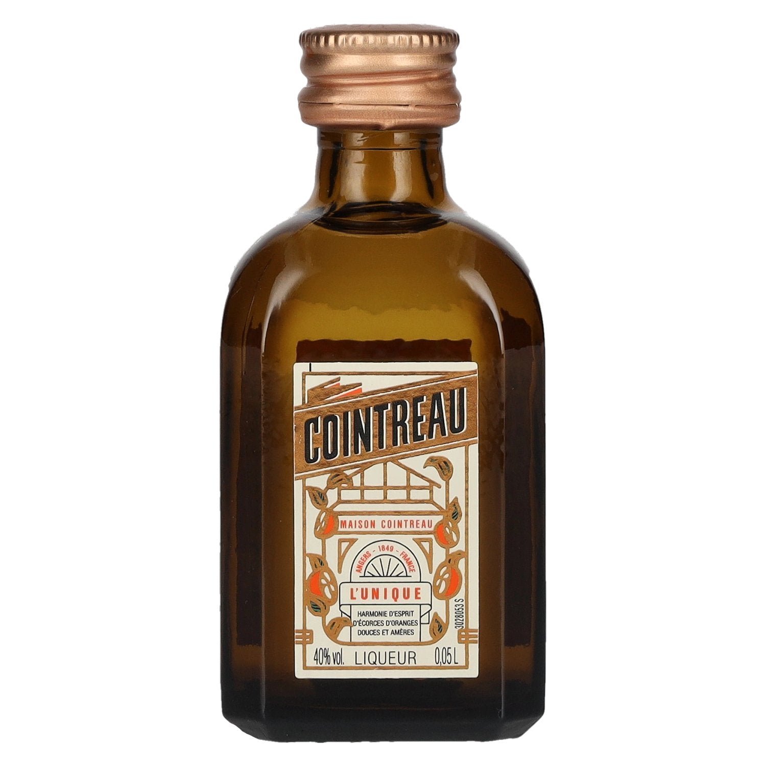 55bf8c070d477d395893d12f0aae4dd49fb5aafa37353df3e284d611e6dc197b.jpg Cointreau 40% Vol. 0,05l - Image 1