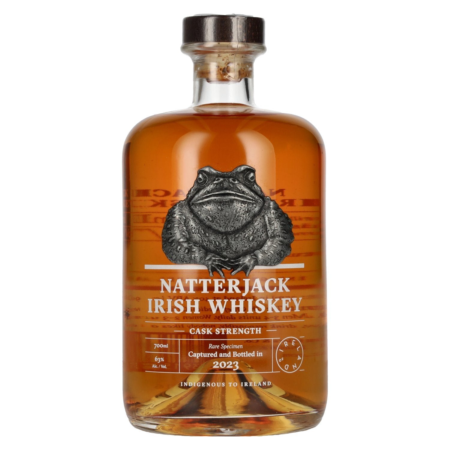 572abe1401f123b85c5d9adac16dc5776684445e72199ebf894c02e74eab841d.jpg Natterjack Irish Whiskey Cask Strength 2023 63% vol. 0.7 l - Image 1