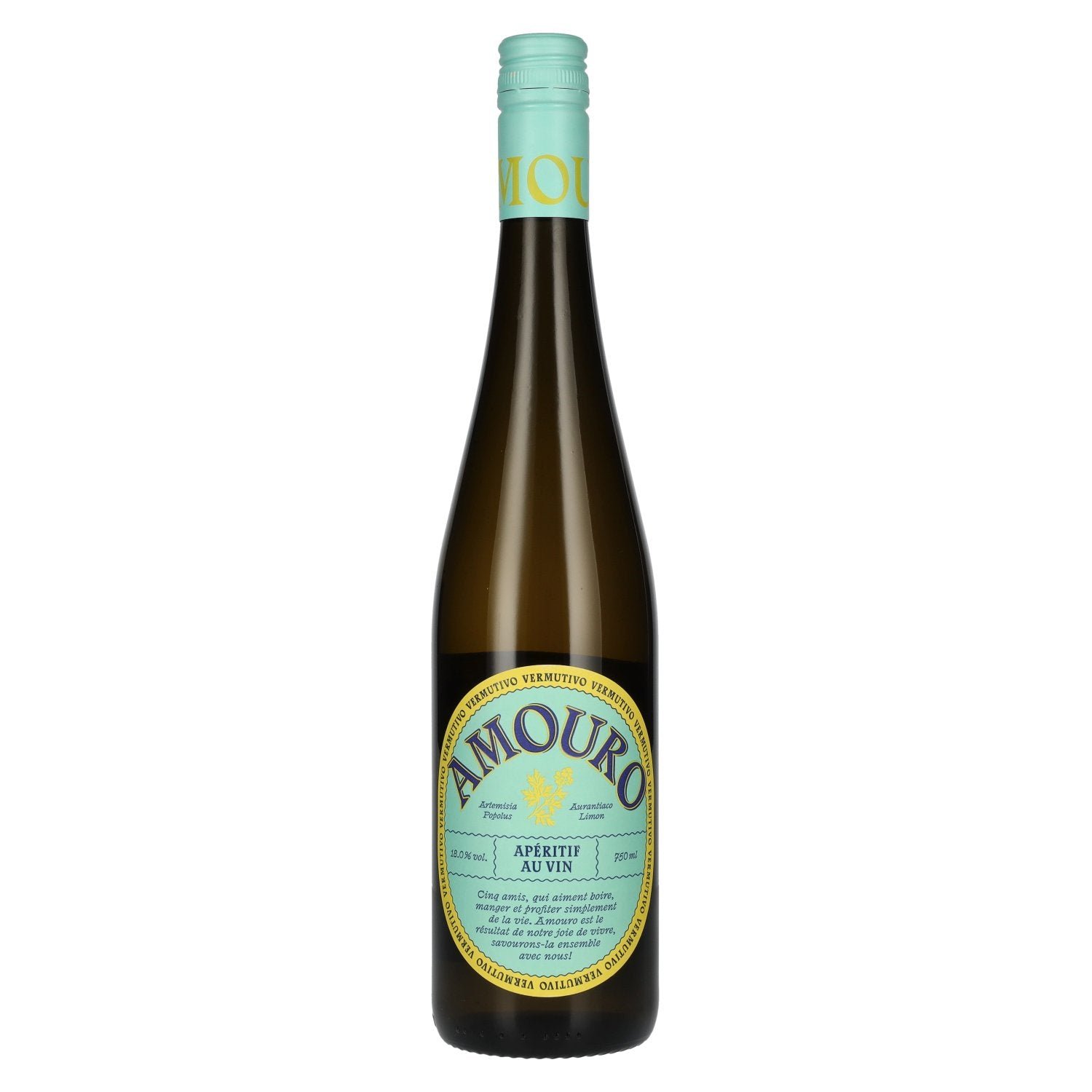 58de48b6d81fb12c323d90dba6f604a7deda2cfe7d795711645714b1de25adbd.jpg Amouro Apéritif au vin 18% Vol. 0,75l - Image 1