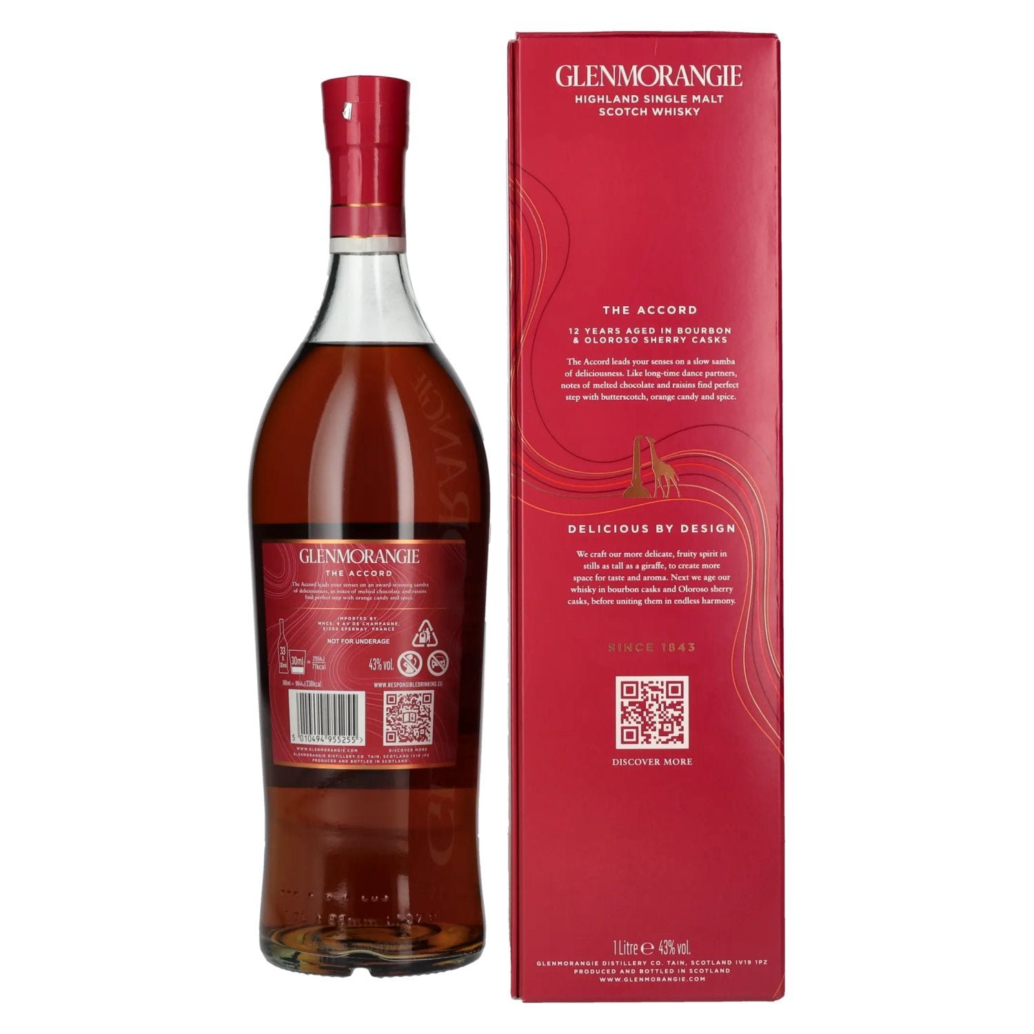 Glenmorangie The ACCORD 12 Years Old Bourbon & Sherry Cask 43% Vol