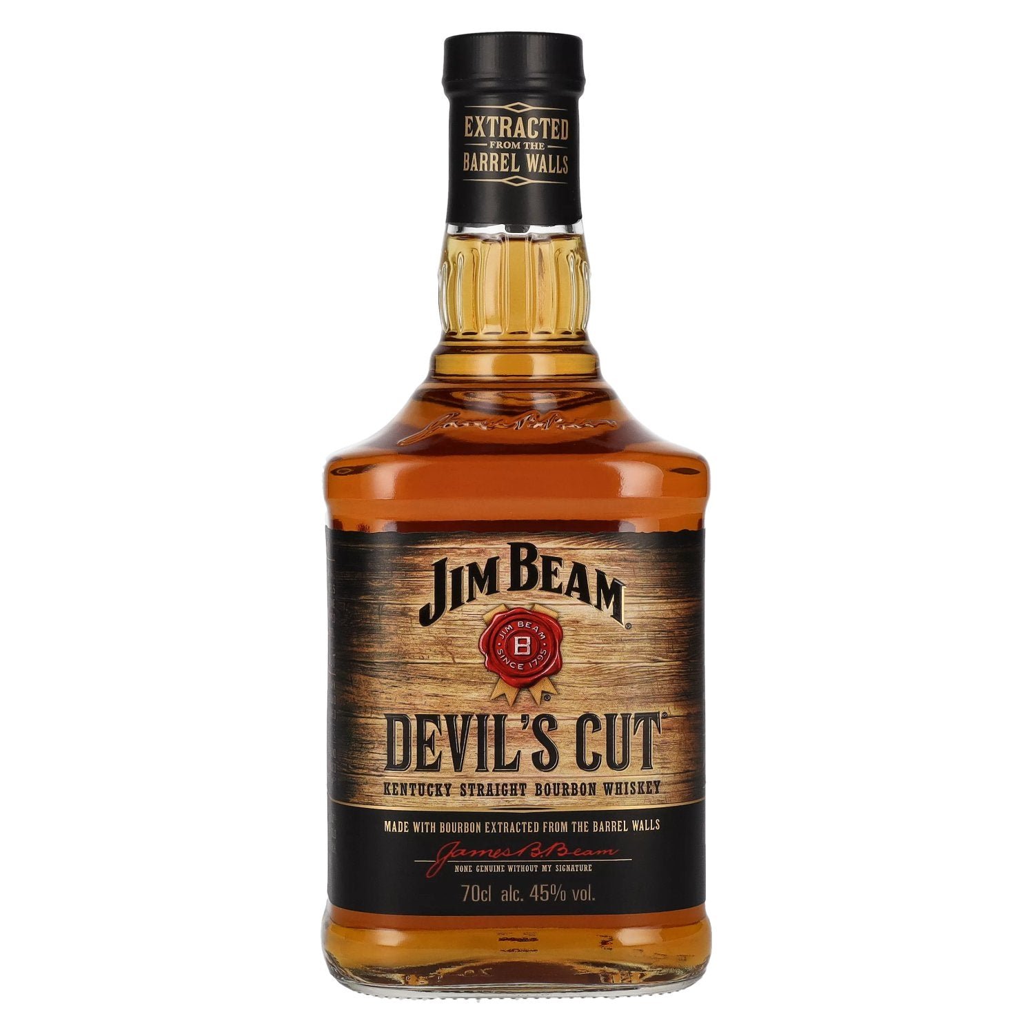 5d66dfed9ddc71fd6833153759211c425a1b8f83c8c6a365c46df91c8e4fbdcf.jpg Jim Beam Devil's Cut Kentucky Straight Bourbon Whiskey 45% Vol. 0,7l - Image 1
