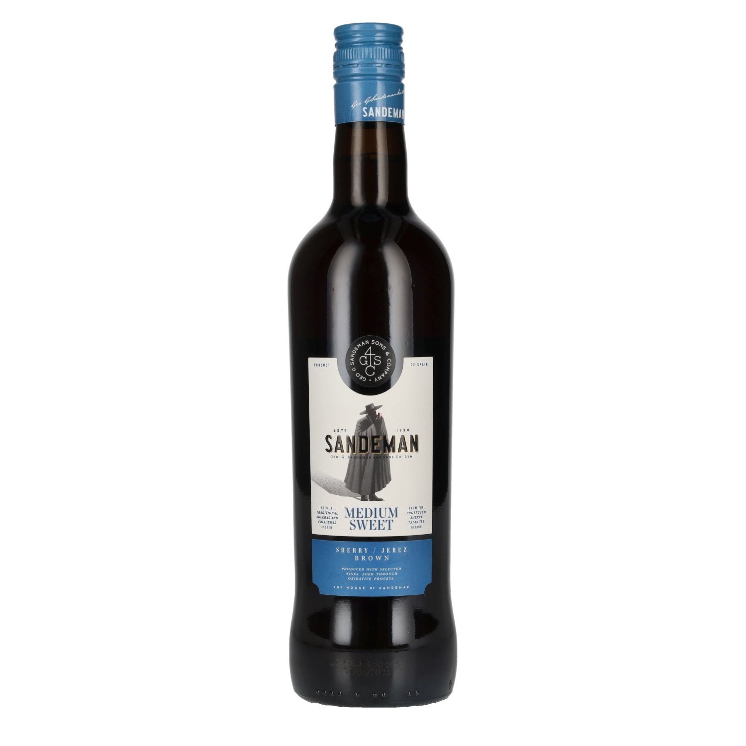 5d8f4b8bf7aad895dceaea10436e141e4aaddc28b9a9a09190a58a4bf89bf5d8.jpg Sandeman MEDIUM SWEET Sherry 15% Vol. 0,75l - Image 1