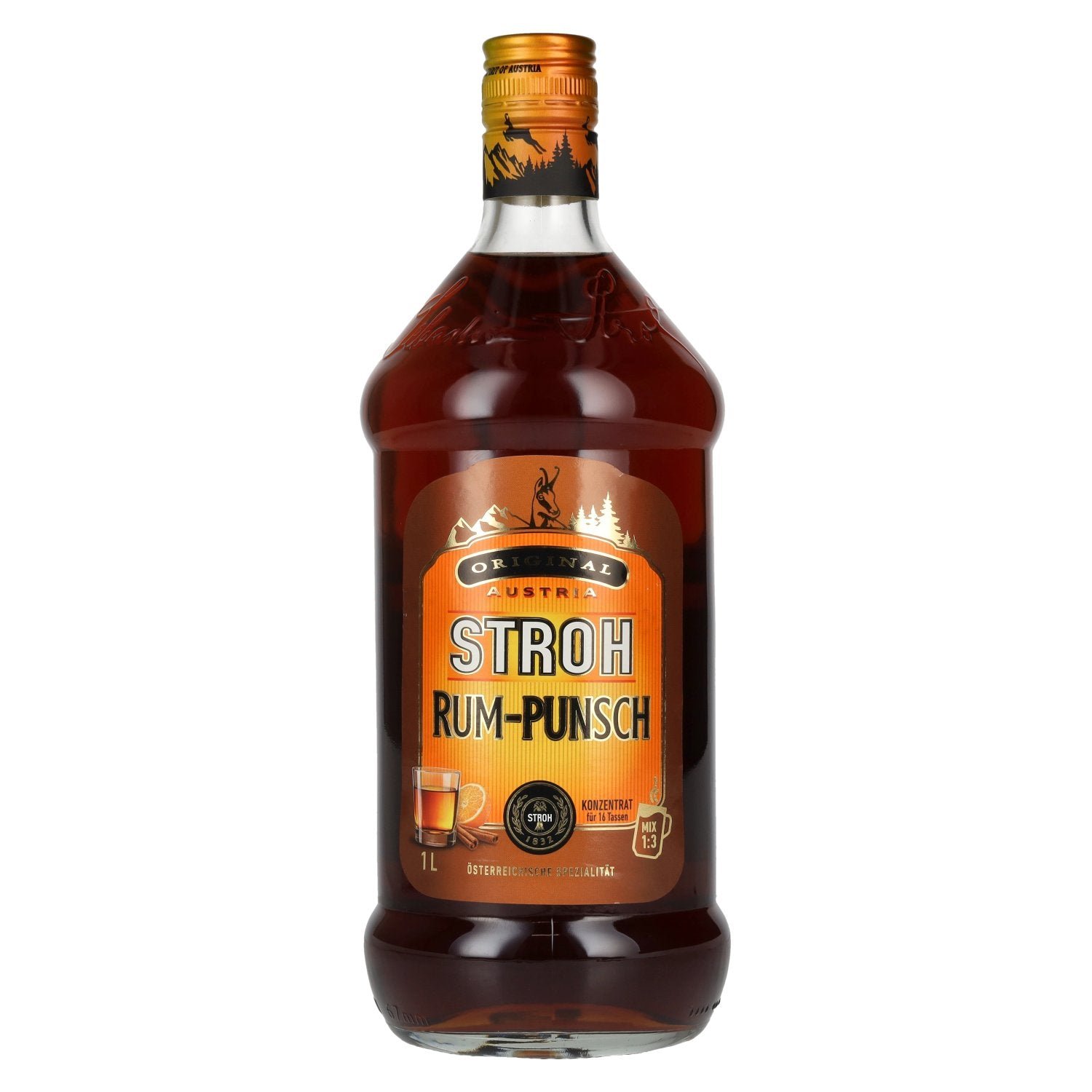 5db633522a848f42b84646220e25541504f85ccb2089d8c284f71db3dca29df7.jpg Stroh Rum Punsch 25% Vol. 1l - Image 1