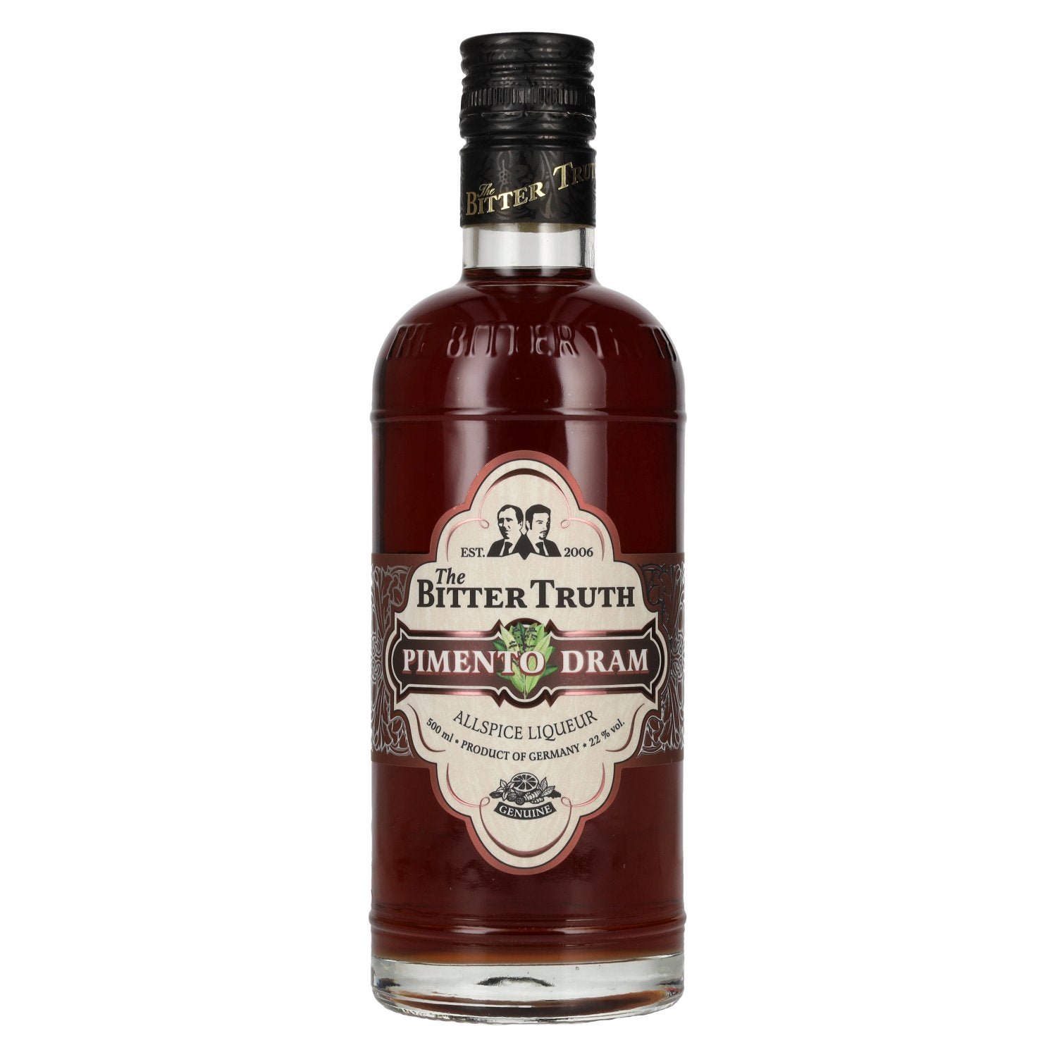 603ba6dafc60739f3887786f1a782ca4d12d35aeecef354a4f59e4754f3bf5e0.jpg The Bitter Truth Pimento Dram Allspice Liqueur 22% Vol. 0.5l - Image 1