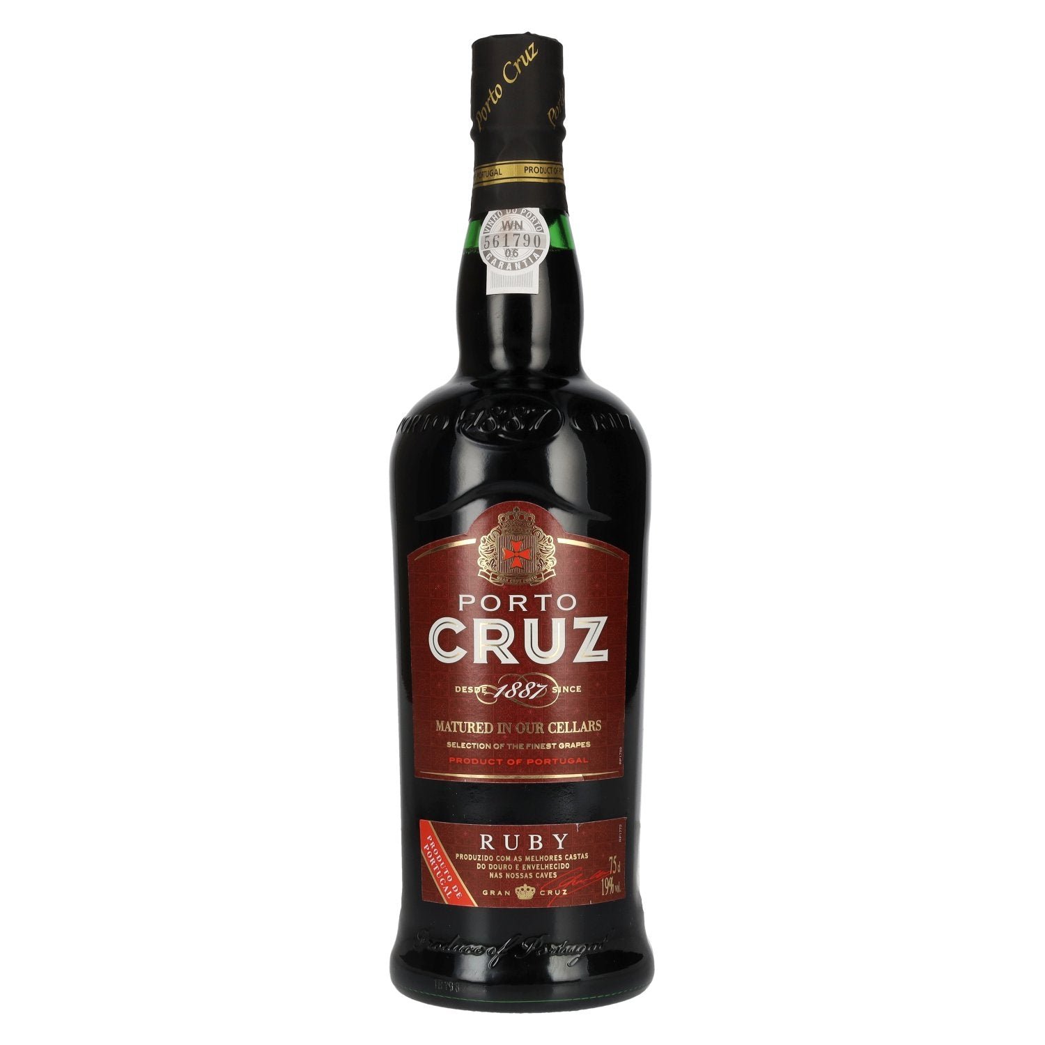 60983bbabf91edcca80df63a34a9cfda7aab8ab17c19b3962df0d88124d1e191-1.jpg Cruz Ruby Porto 19% Vol. 0,75l - Image 1