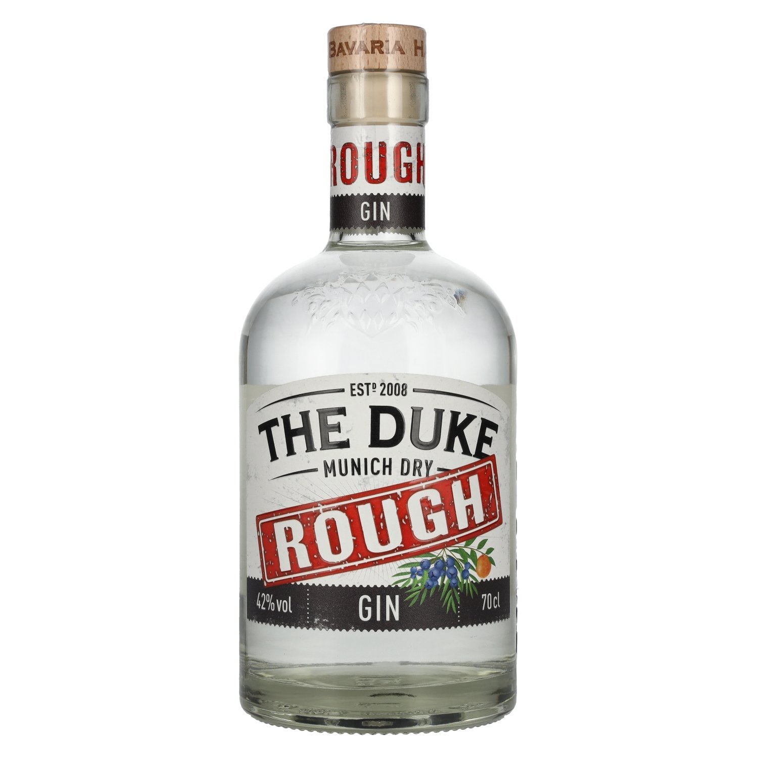 60eae673c745861591b11bddff0eac3942a790eed395da667a7d99ad56d76da7.jpg The Duke ROUGH Munich Dry Gin 42% Vol. 0,7l - Image 1