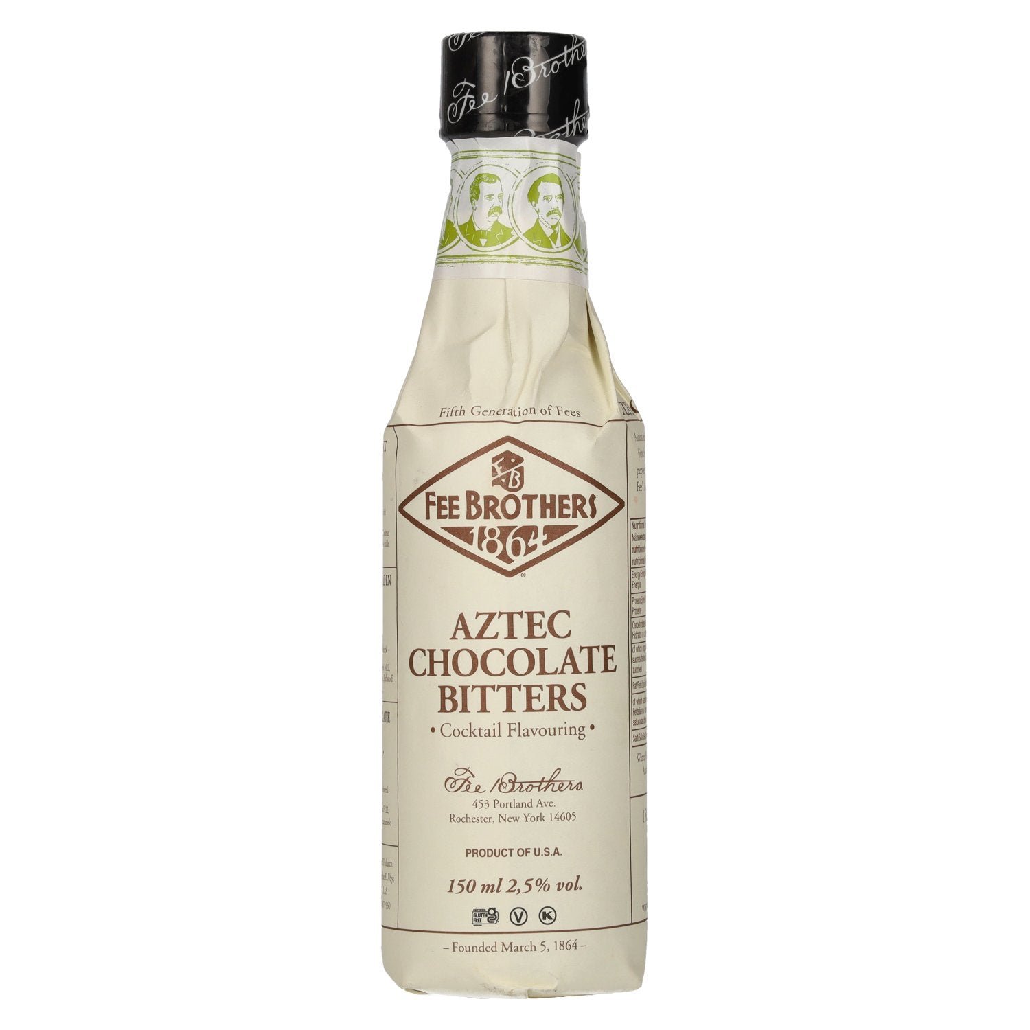 6209de26d3752f20ab2d53a05cfa001c92e2b85a77d2638824233dabc642caeb.jpg Fee Brothers Aztec Chocolate Bitters 2.5% ABV 0.15l - Image 1