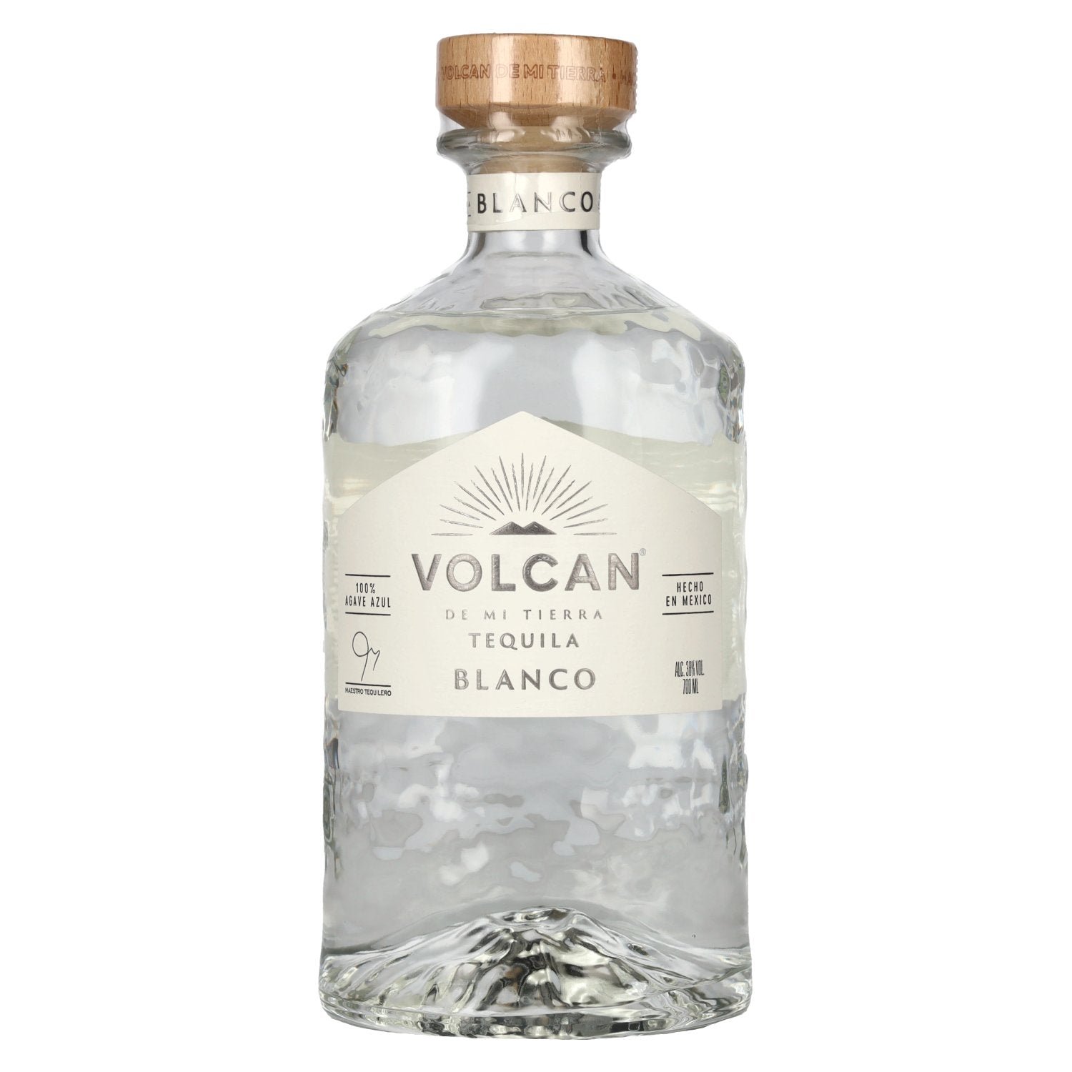 62a3d373fe6500400b81e79b7aff3088331274282c8051b05c7003e35be5a430.jpg Volcan de Mi Tierra Tequila BLANCO 38% ABV 0.7l - Image 1