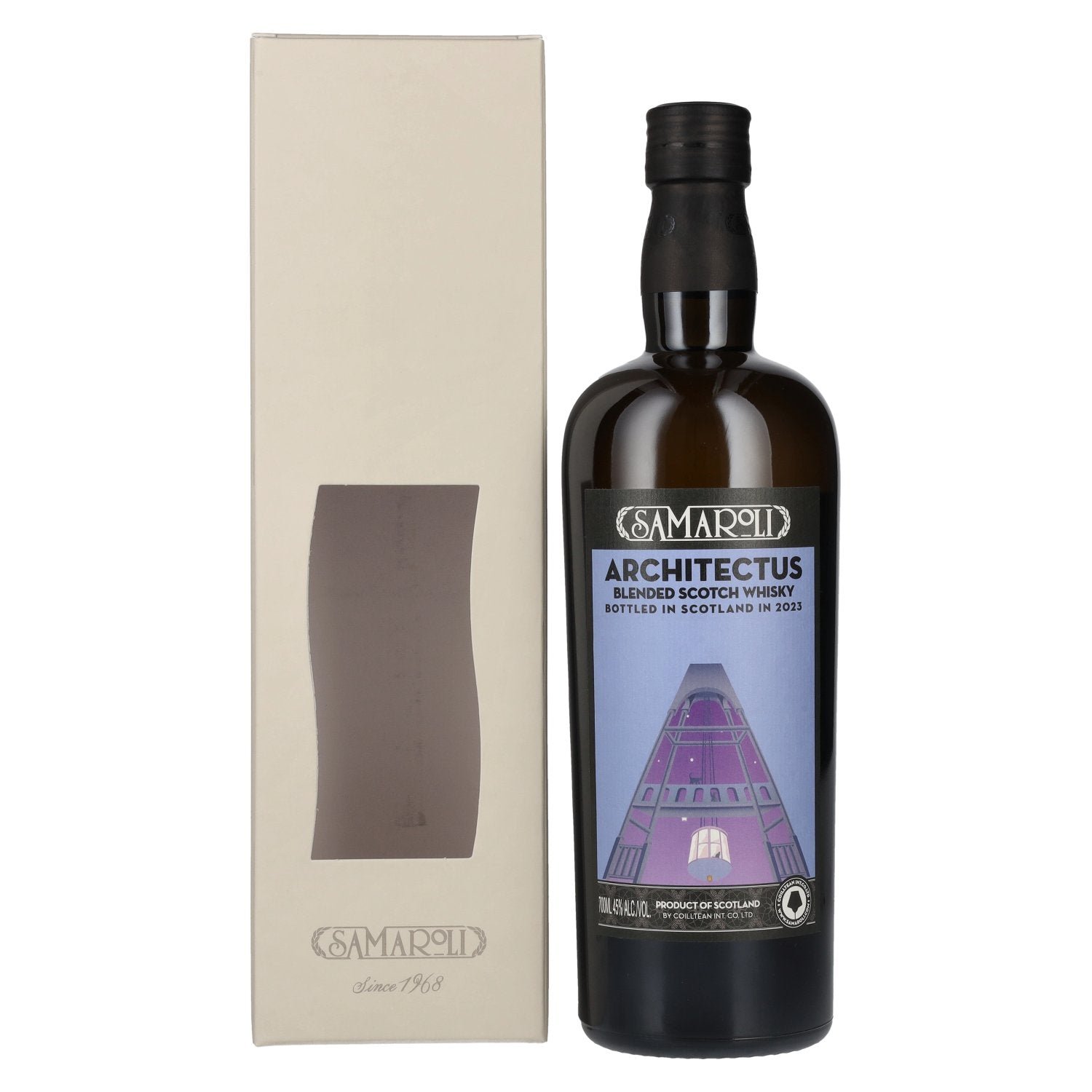 64555faef11e6c4e25854bf6352cf0bf0807b28e1f9847cb83a9432cbb3eb571.jpg Samaroli ARCHITECTUS Blended Malt Scotch Whisky 2023 45% Vol. 0,7l in gift box - Image 1