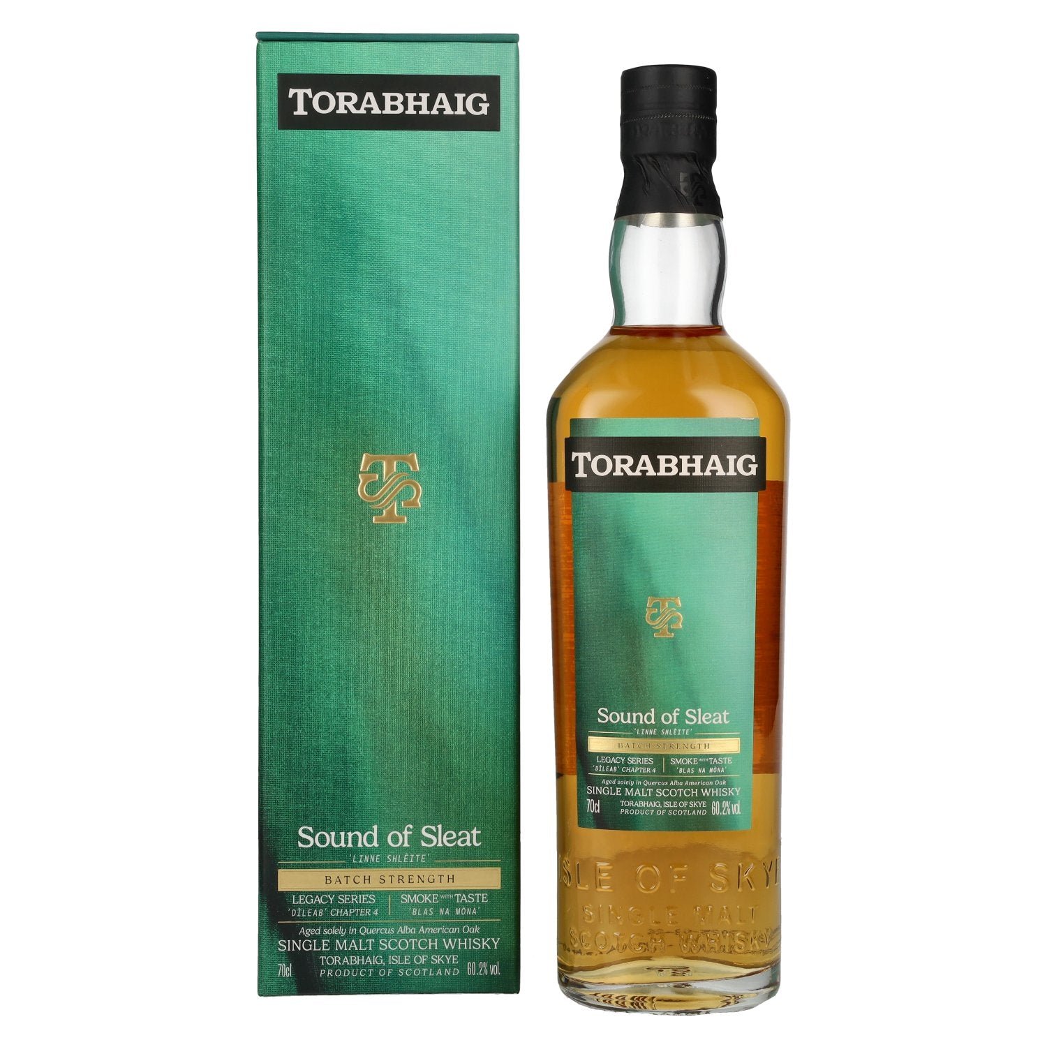 659c6e006276df0965df4ef32d20f8fea5b79cf54b905f74ac9e4698e74015e6.jpg Torabhaig SOUND OF SLEAT The Legacy Series Batch Strength Single Malt 60,2% Vol. 0,7l in gift box - Image 1