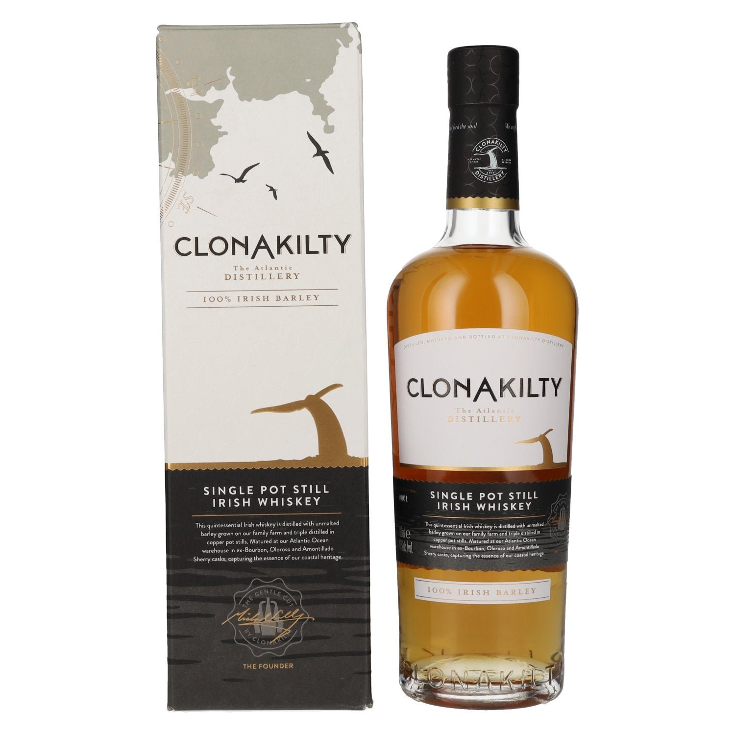 664c80e41ca95c7be7c677f0c7958e3941ace6a408ce6339578b19e34adeafef.jpg Clonakilty Single Pot Still Irish Whiskey 46% Vol. 0,7l in gift box - Image 1