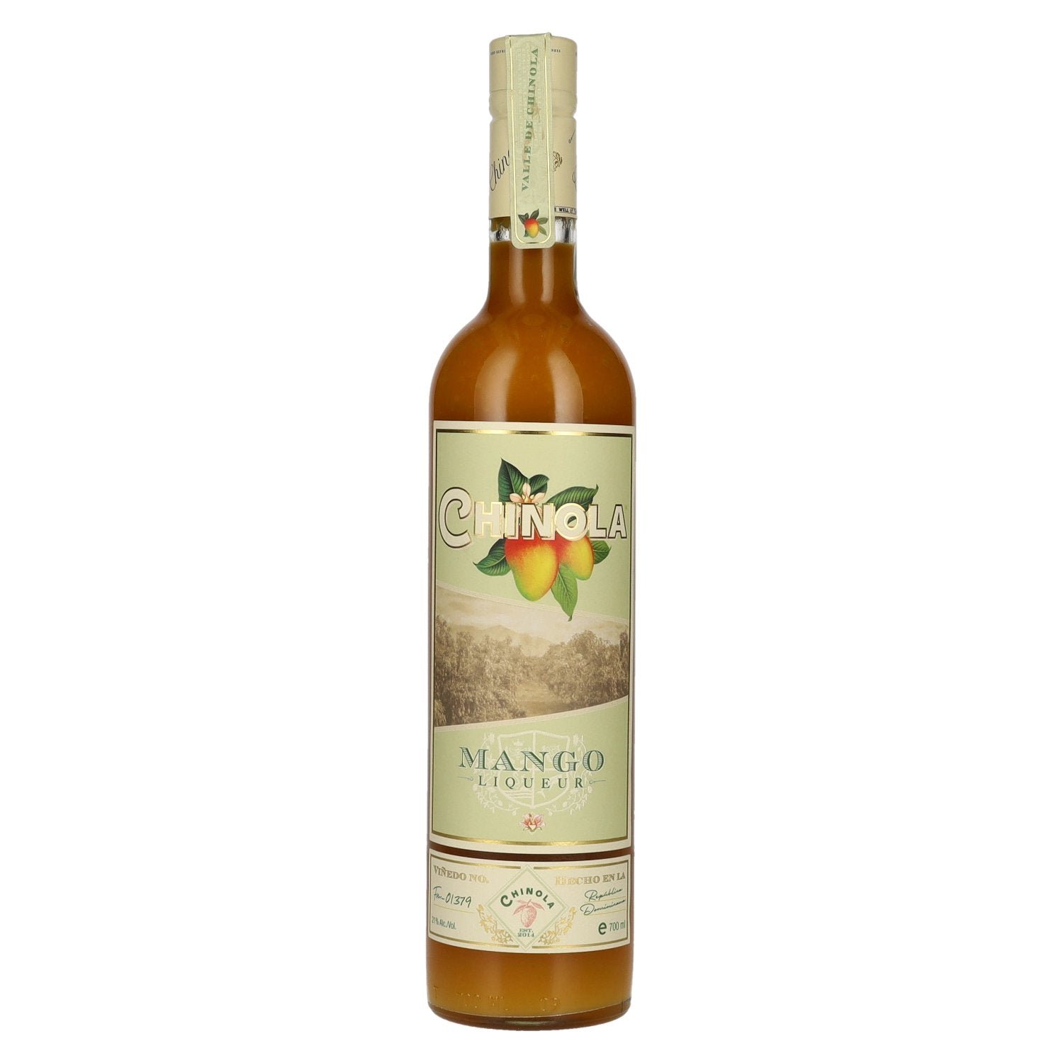 6793630b3d18b45c8bd7d982032c19a67bc5a3e455637bb53761a6ec9cb49e70.jpg Chinola Mango Liqueur 21% Vol. 0,7l - Image 1