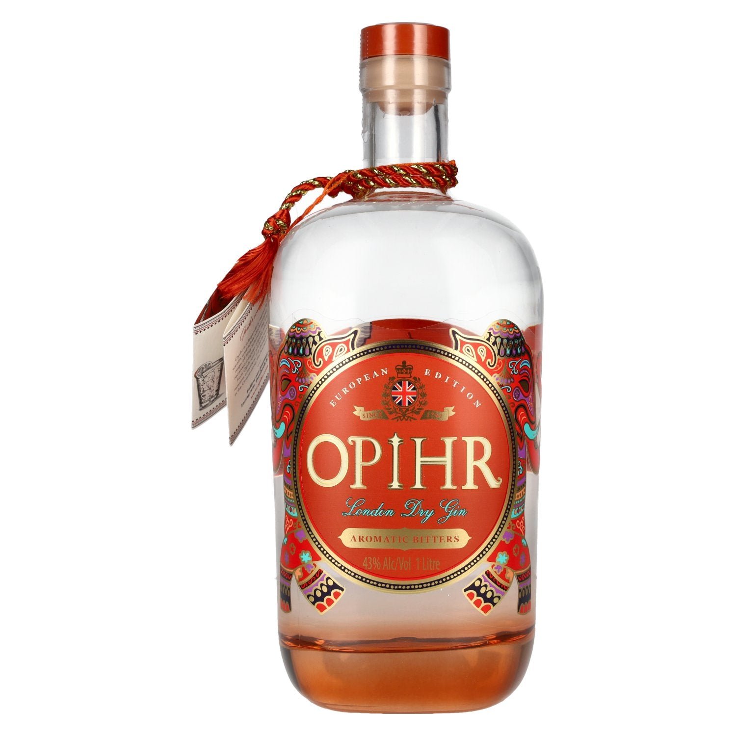 69eae164adb57a3dd70e31152e09dcc4173cdad1d5a8ff52f683c3dee331b1aa.jpg Opihr London Dry Gin EUROPEAN EDITION 43% Vol. 1l - Image 1