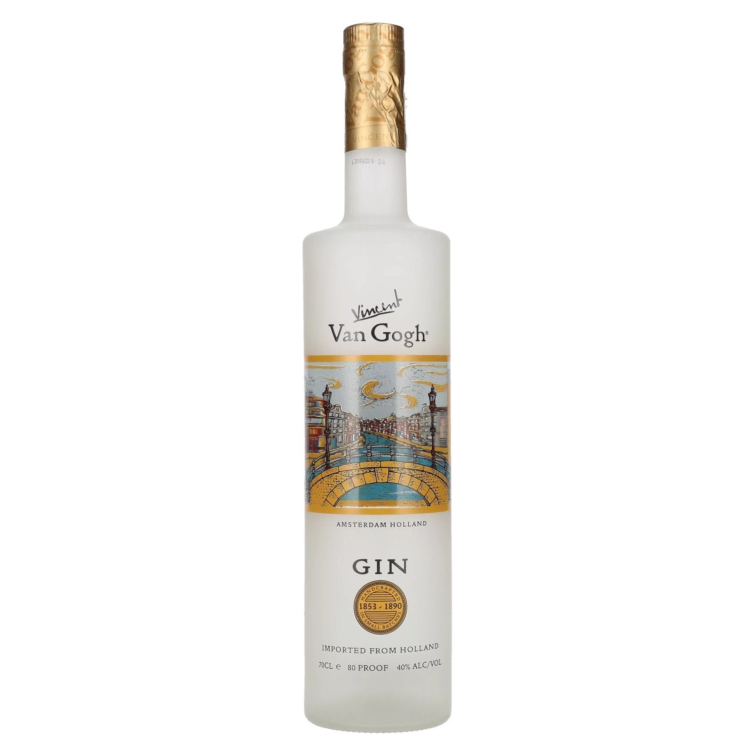 6c869842c510f84fa9982d2917924ad3d47a44841d955d23ed2c637ebaf4c1a4.jpg Vincent Van Gogh Gin 40% Vol. 0,7l - Image 1