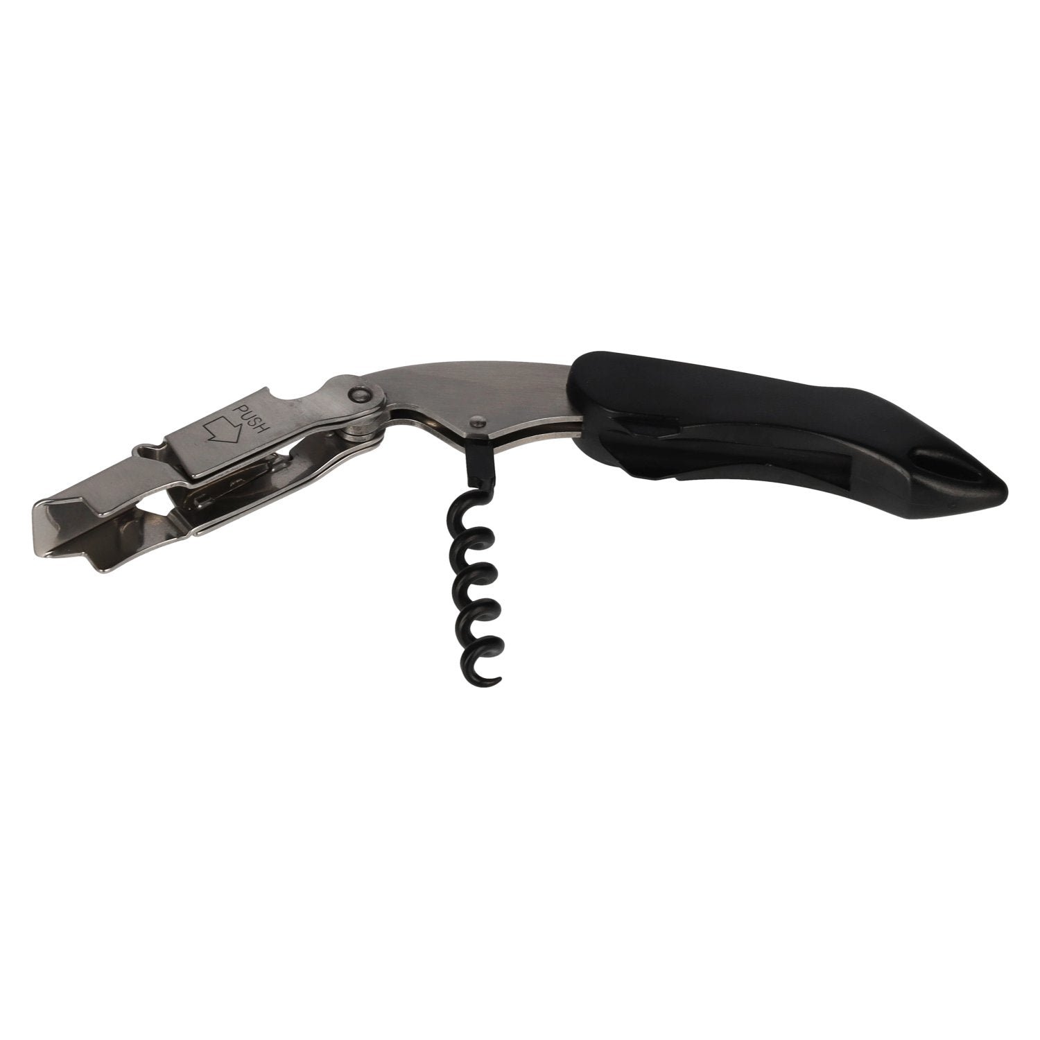 6ce89d90f7c710b09aa0eeab85dcae22e05f3c19434e9081b6dc3f8e748fb086.jpg Premium waiter's knife with hole, stainless steel, 1 piece - Image 1