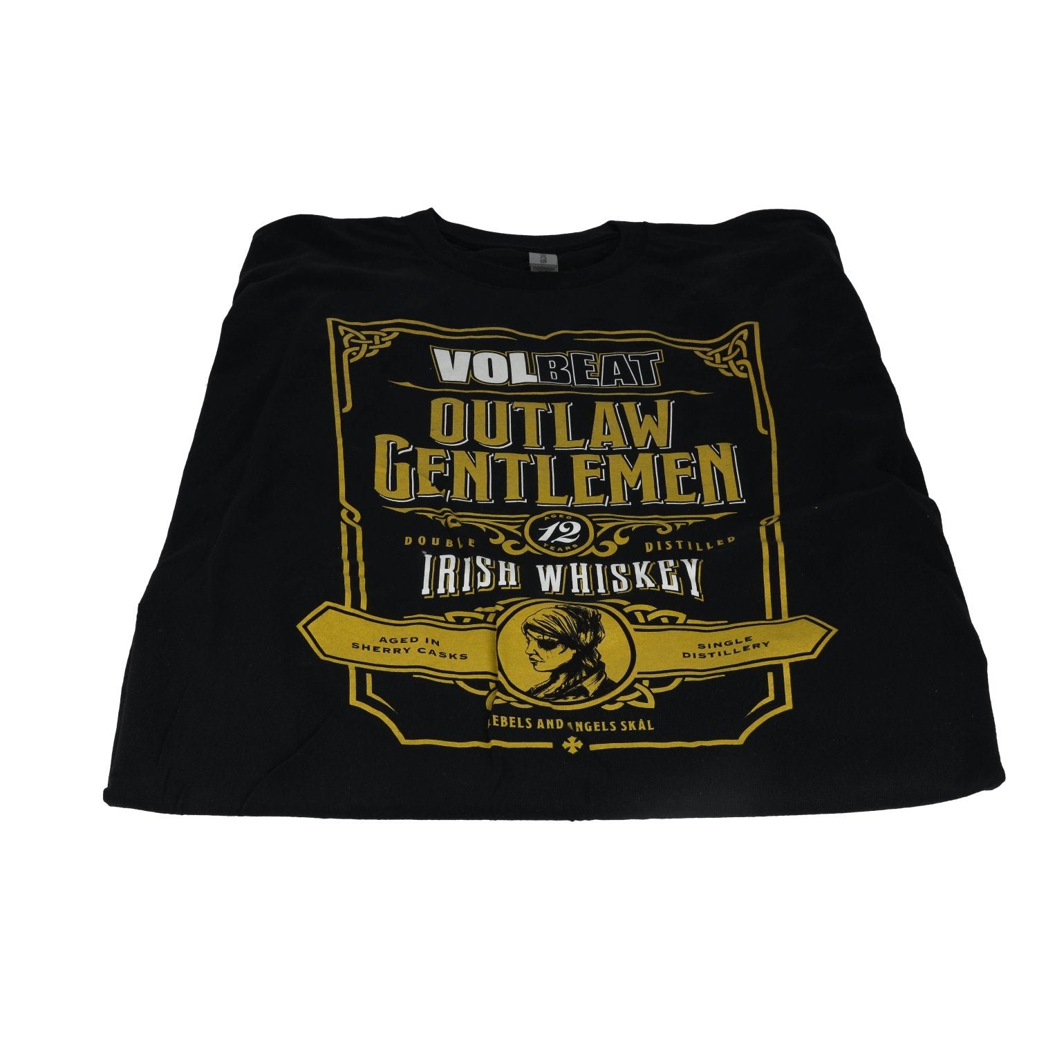75a0726085066b15abd4acb882259b7d8218d6f9c5199ce49ac286fe95a4aa48.jpg Volbeat Outlaw Gentlemen T-Shirt size M - Image 1