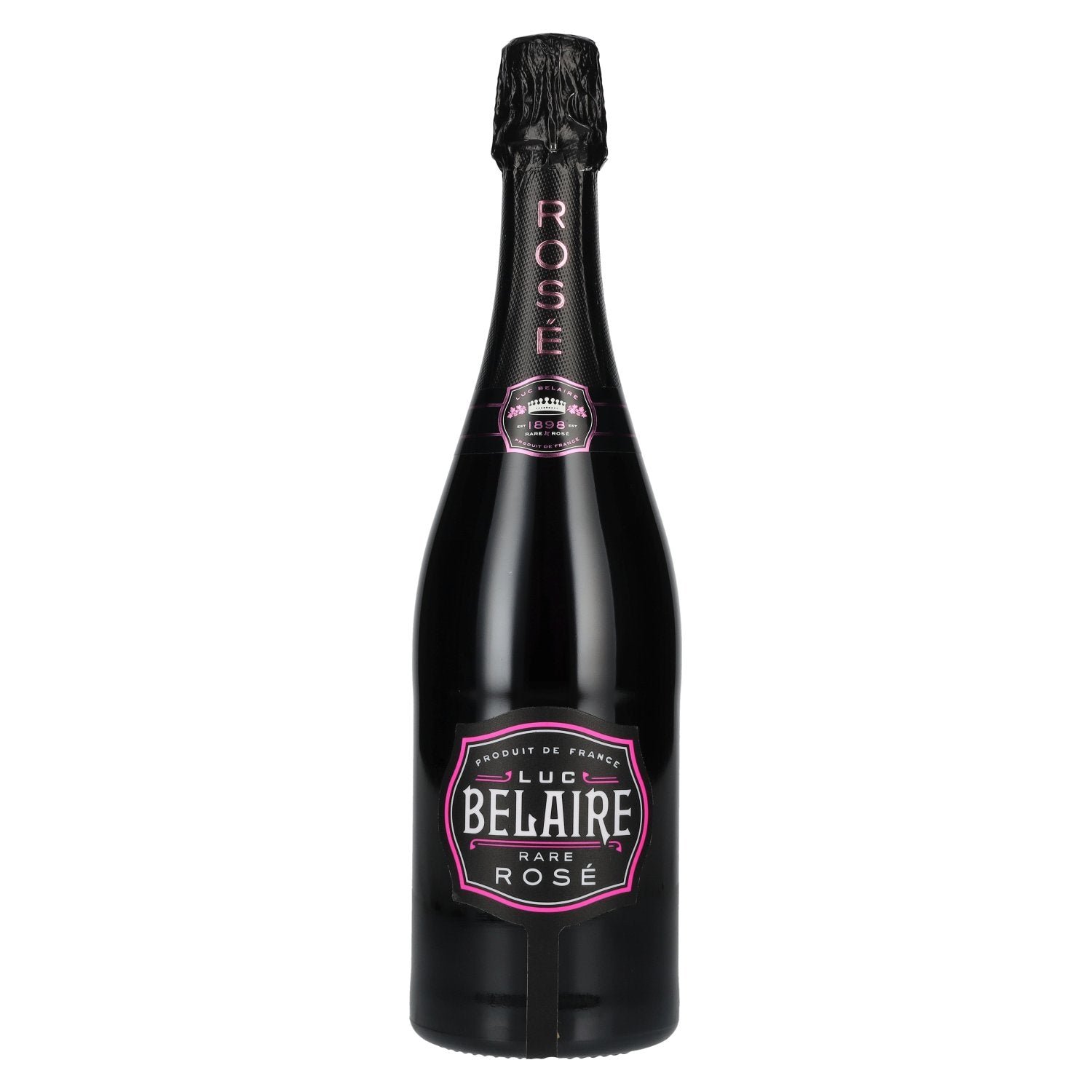 788a61b83c55cf64c051eeecf0703972507ceb9cec03dbb915048833194e60fa-1.jpg Luc Belaire Rare Rosé Fantôme Edition 12.5% ABV 0.75l with LED sticker - Image 1