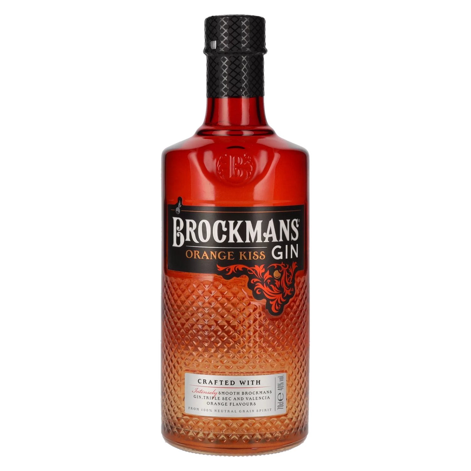 7b2d7db6e5564c2e8c075cd0a80434e59e8f54ecddcb9b1045dc51312f228108.jpg Brockmans Intensely Smooth ORANGE KISS GIN 40% Vol. 0,7l - Image 1