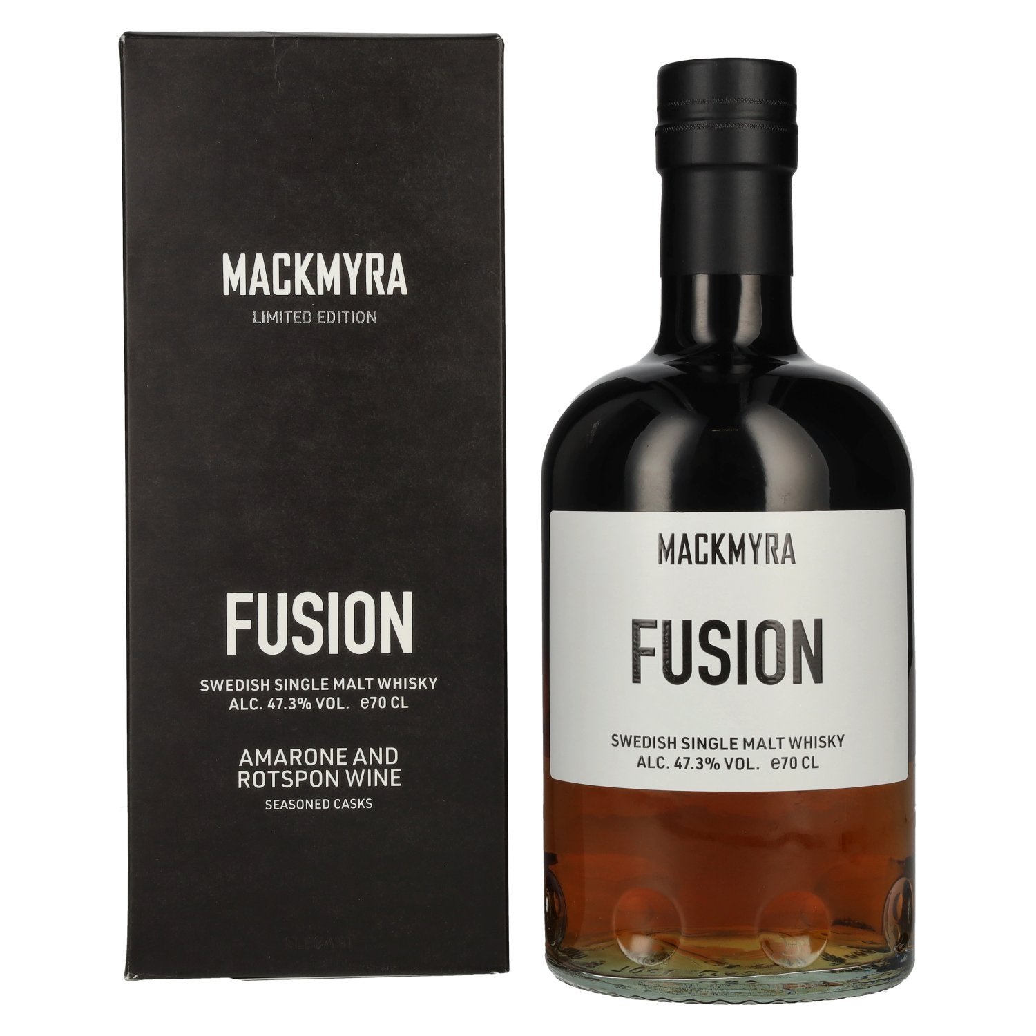 7c00058f2c7207044b15fef9580047a62480cfbec487965df720c6152edec927.jpg Mackmyra FUSION Swedish Single Malt Whisky Limited Edition 47,3% Vol. 0,7l in gift box - Image 1