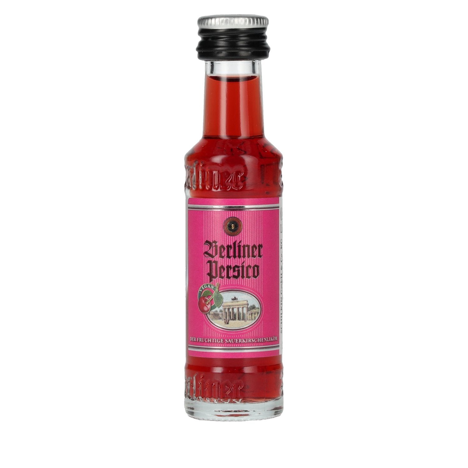 7c5b7496a59759c77a8baff82c6d32ea73c90482372493c4598ee9f0b5da10e6.jpg Berlin Persico sour cherry liqueur 16% vol. 0,02l - Image 1