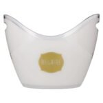 Luc Belaire champagne bucket white-gold
