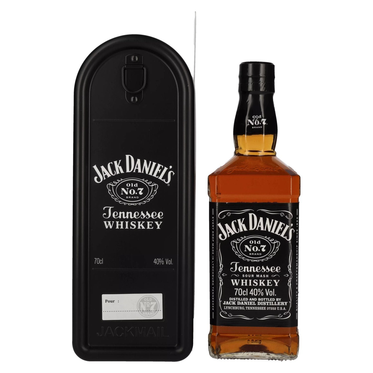 7ef56760babc9e151244ba31b70ee0a241cf63de702dc9ba930e1490acdb4910.jpg Jack Daniel's Tennessee Whiskey 40% Vol. 0,7l in Mailbox - Image 1