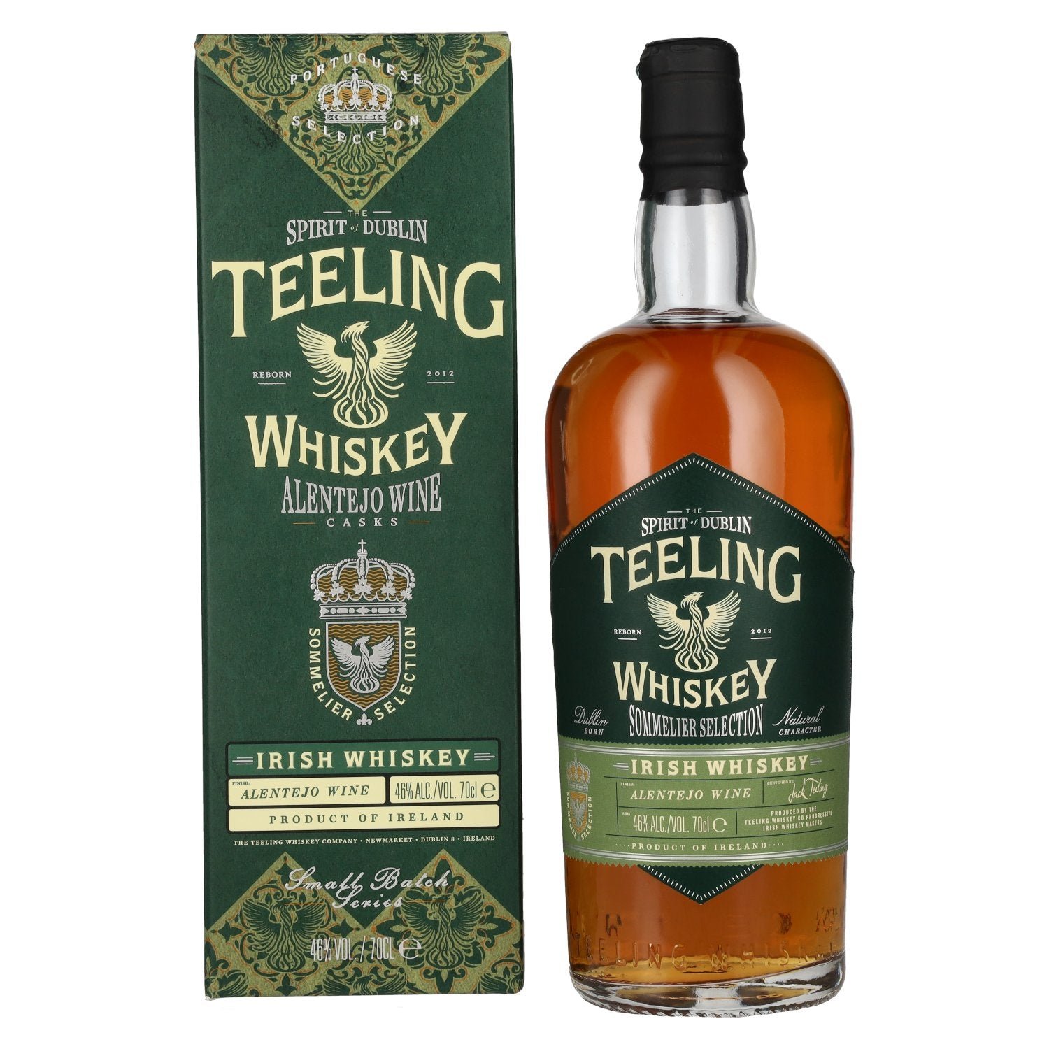 814815e85a79b1fd5417365a87681b3266c2a08641739f472a21166c6c97a064.jpg Teeling Whiskey Portuguese Selection ALENTEJO WINE Cask 46% Vol. 0,7l in gift box - Image 1