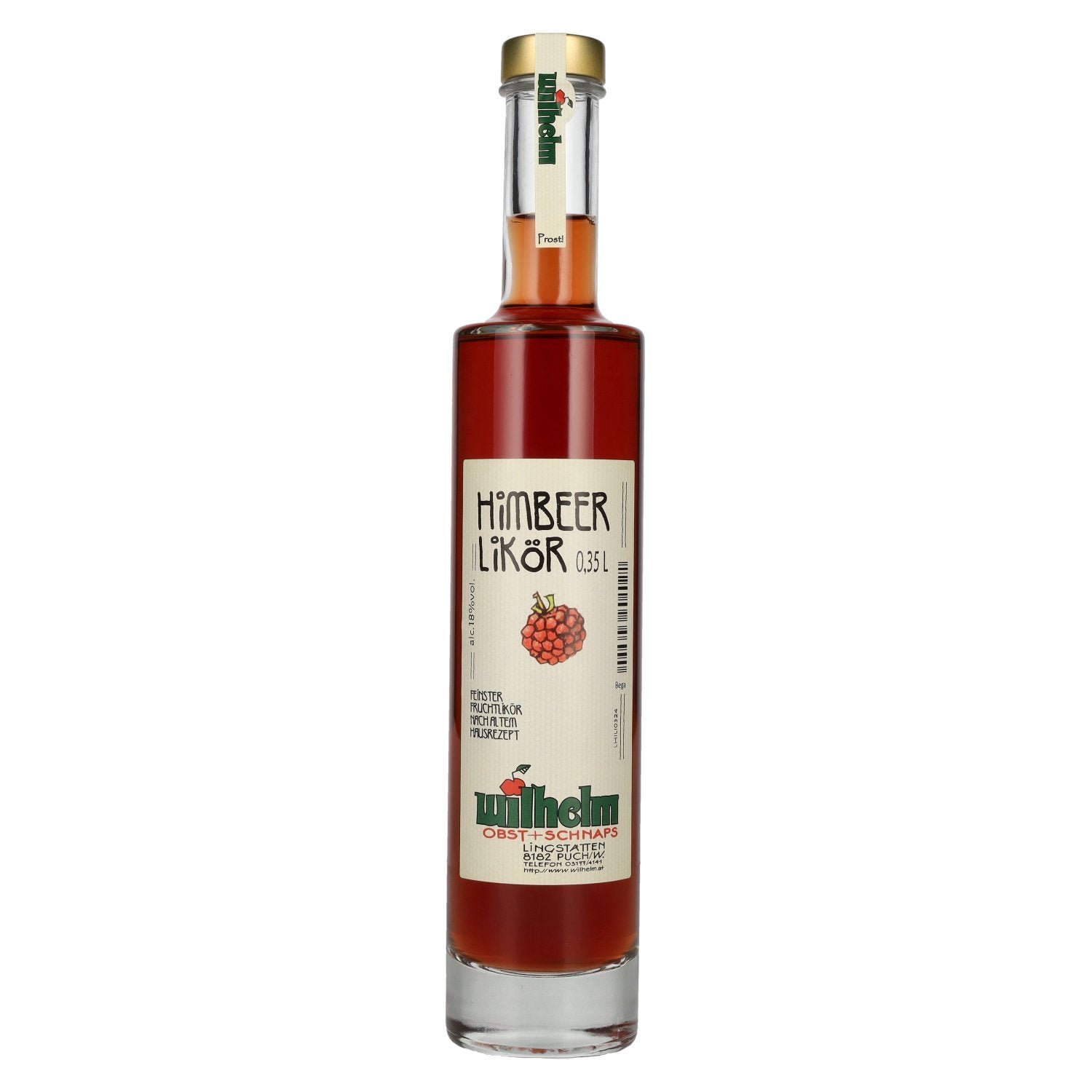 830623cdd7b76e6d8ab9a9d6eb6b9ca5b1d051d8bf1c93237d9a7e6cd9fd4b40.jpg Wilhelm Raspberry Liqueur 18% Vol. 0,35l - Image 1