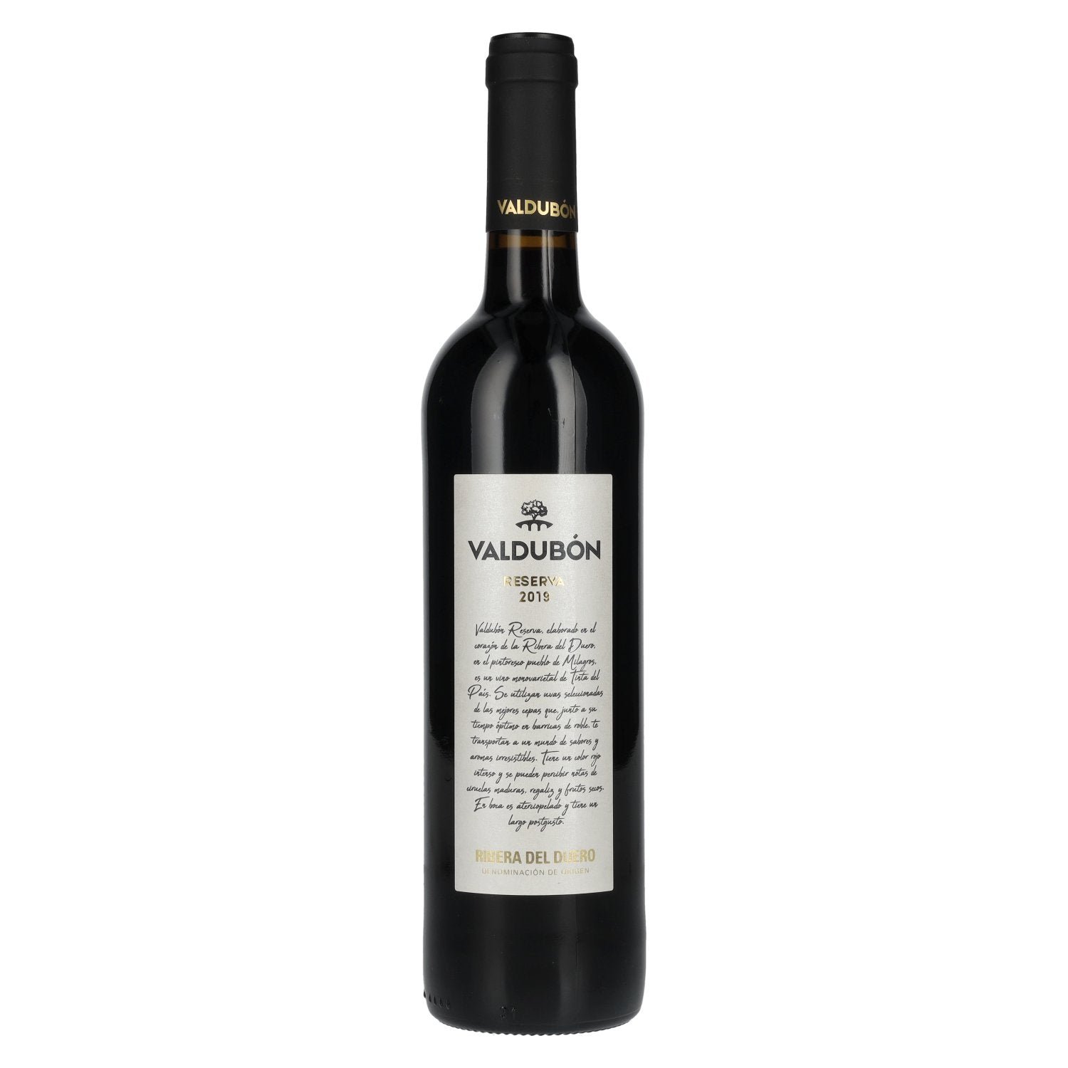 862c7b40f63dea68ab654c6838130fd9100fb383f528e4002a89c8c5ba047db9.jpg Valdubón Reserva Ribera Del Duero 2019 14,5% Vol. 0,75l - Image 1