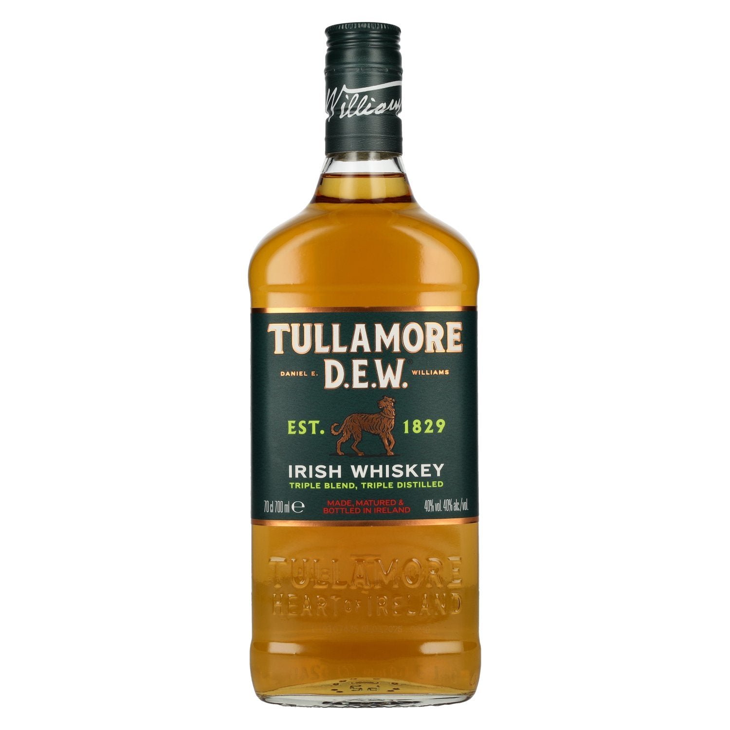 862d9768b27983e45b0ad26ae03534f8cba3b875c09d5ea3f118ff7c3a374fec.jpg Tullamore D.E.W. Irish Whiskey SQUARE 40% Vol. 0,7l - Image 1
