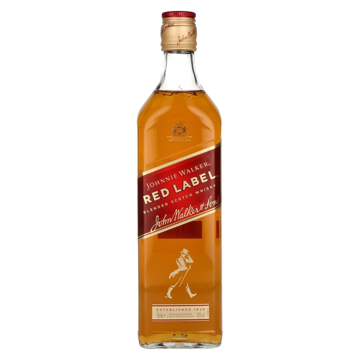 8822bfab9c4cf117d9c4e08aa5ae4bde7da968bc0c1e36e1c3553587e3631bb4.jpg Johnnie Walker Red Label Blended Scotch Whisky 40% Vol. 0,7l - Image 1