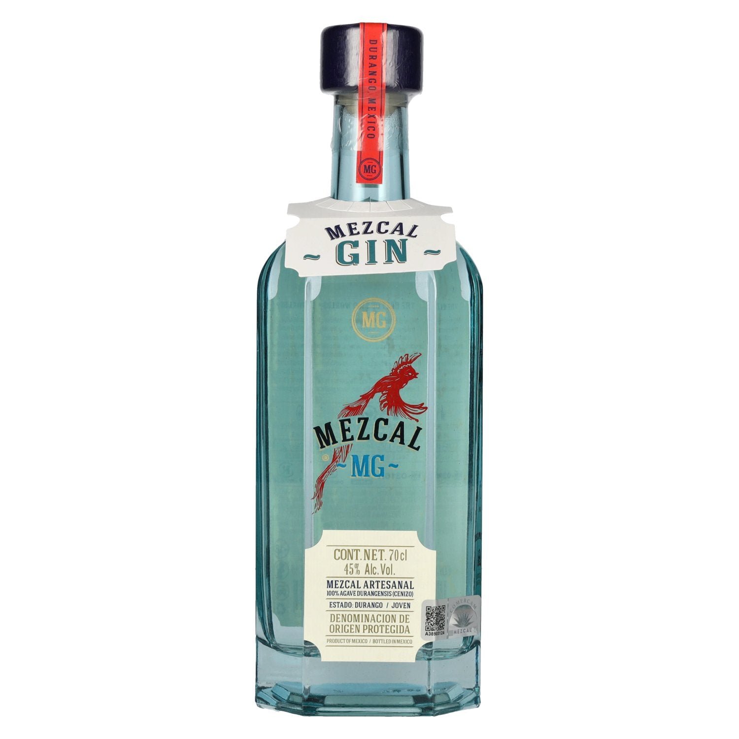 895ab34101eeafbf044efeee17c78c220af677c2ca50cdc2c5e464c13375b35a.jpg Mezcal MG Mezcal Artesanal 100% Agave Durangensis DOP 45% Vol. 0,7l - Image 1