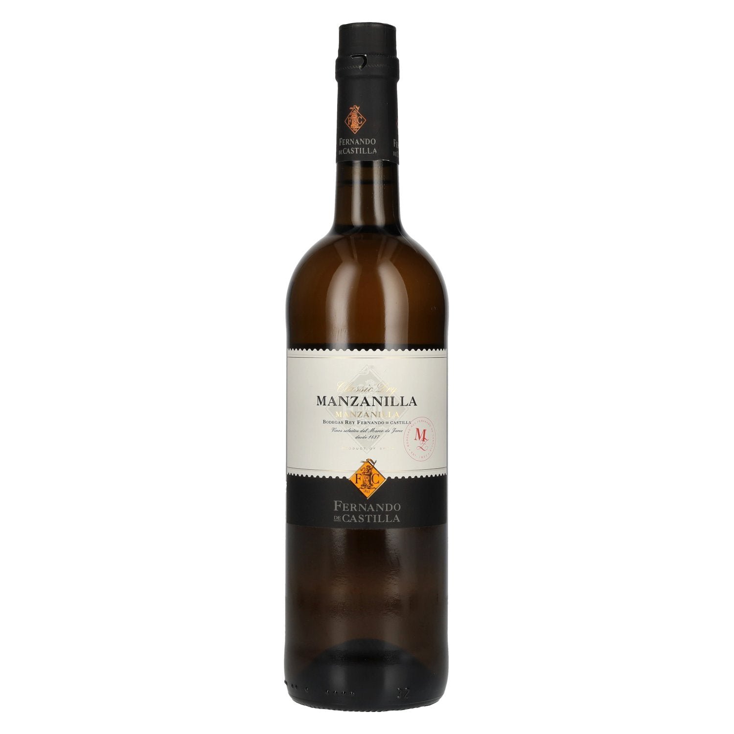 8eb822e8c41d6b8fc42d9bf1688ab6be5e35a5066932e744cf56457263a5d972-1.jpg Fernando de Castilla Manzanilla Classic Dry 15% Vol. 0,75l - Image 1