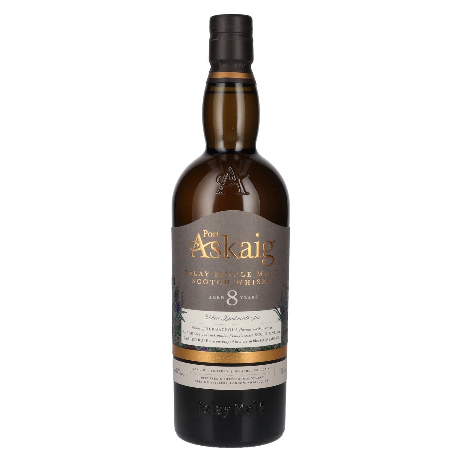 8fb28146d67e8b088e3daf7289c85953ba227c00bf14a3bdbb3290012e51e580.jpg Port Askaig Islay 8 Years Old Islay Single Malt 45,8% Vol. 0,7l - Image 1