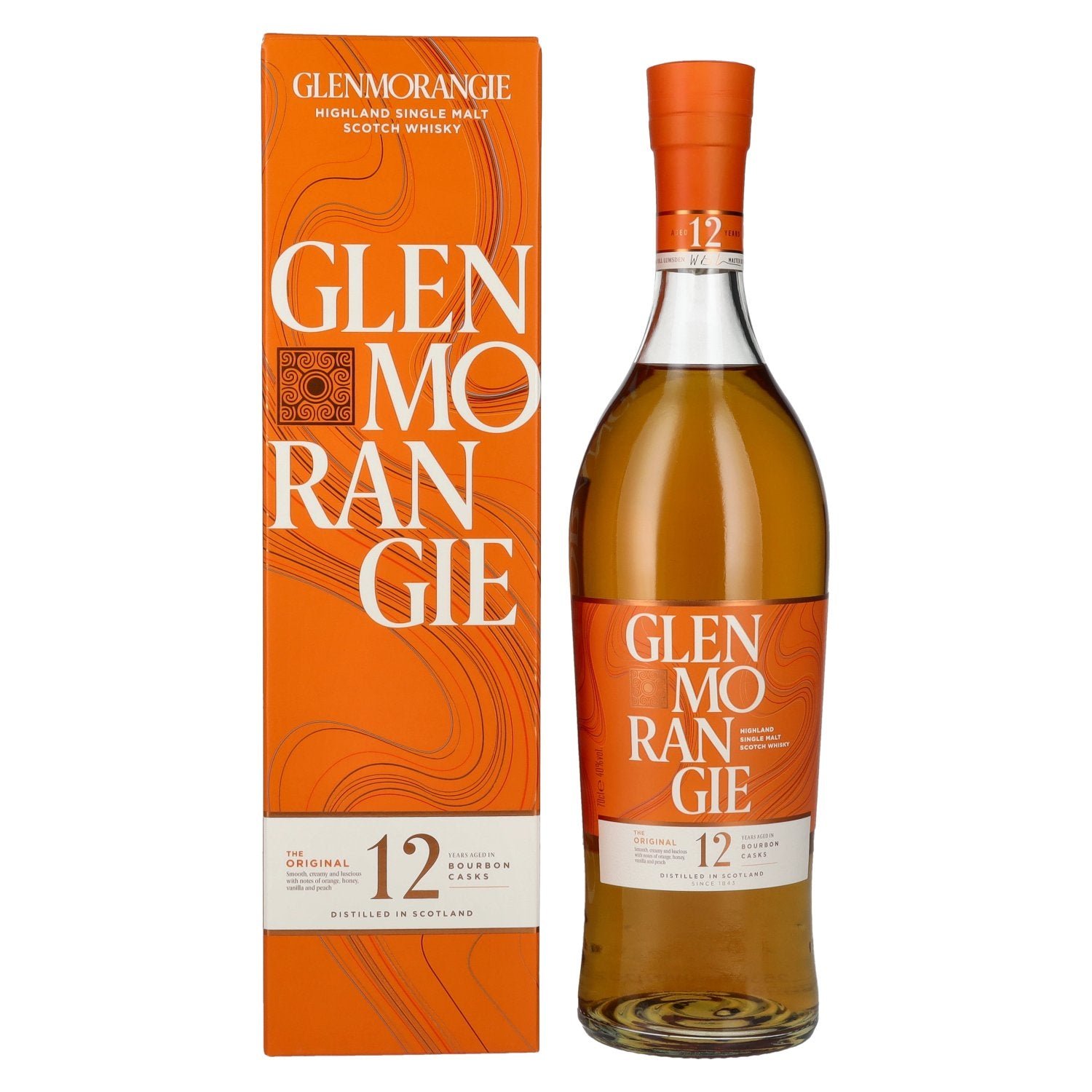 90f5d5549f61a0c1f4e70743a0383071cca1f2b8f65b03e0c460199f30e0d5e7.jpg Glenmorangie THE ORIGINAL 12 Years Old Highland Single Malt 40% Vol. 0,7l in gift box - Image 1