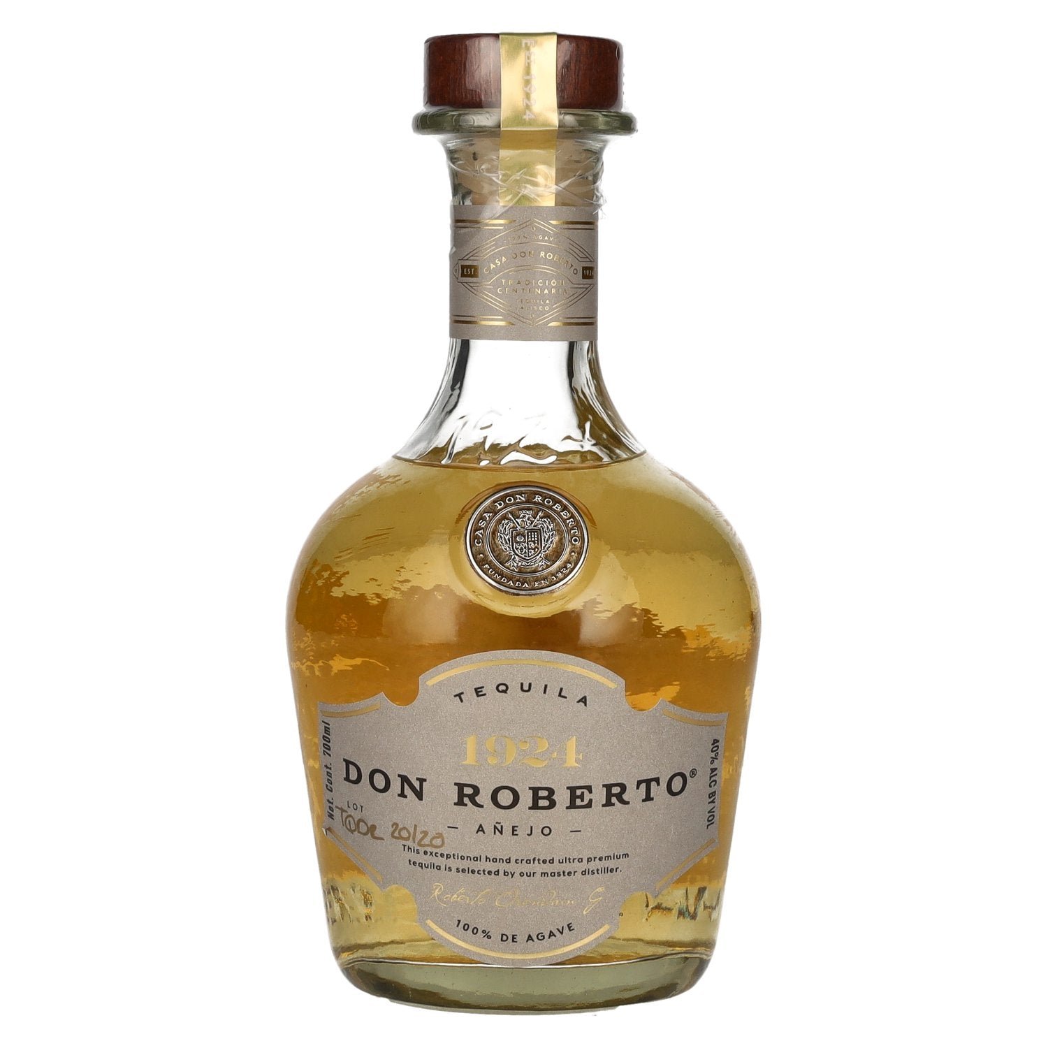 923983d5043faaf2d9b451f830045cee785d01f15627aebc4b72f26dbade9f30.jpg Don Roberto AÑEJO 100% Agave 40% Vol. 0,7l - Image 1