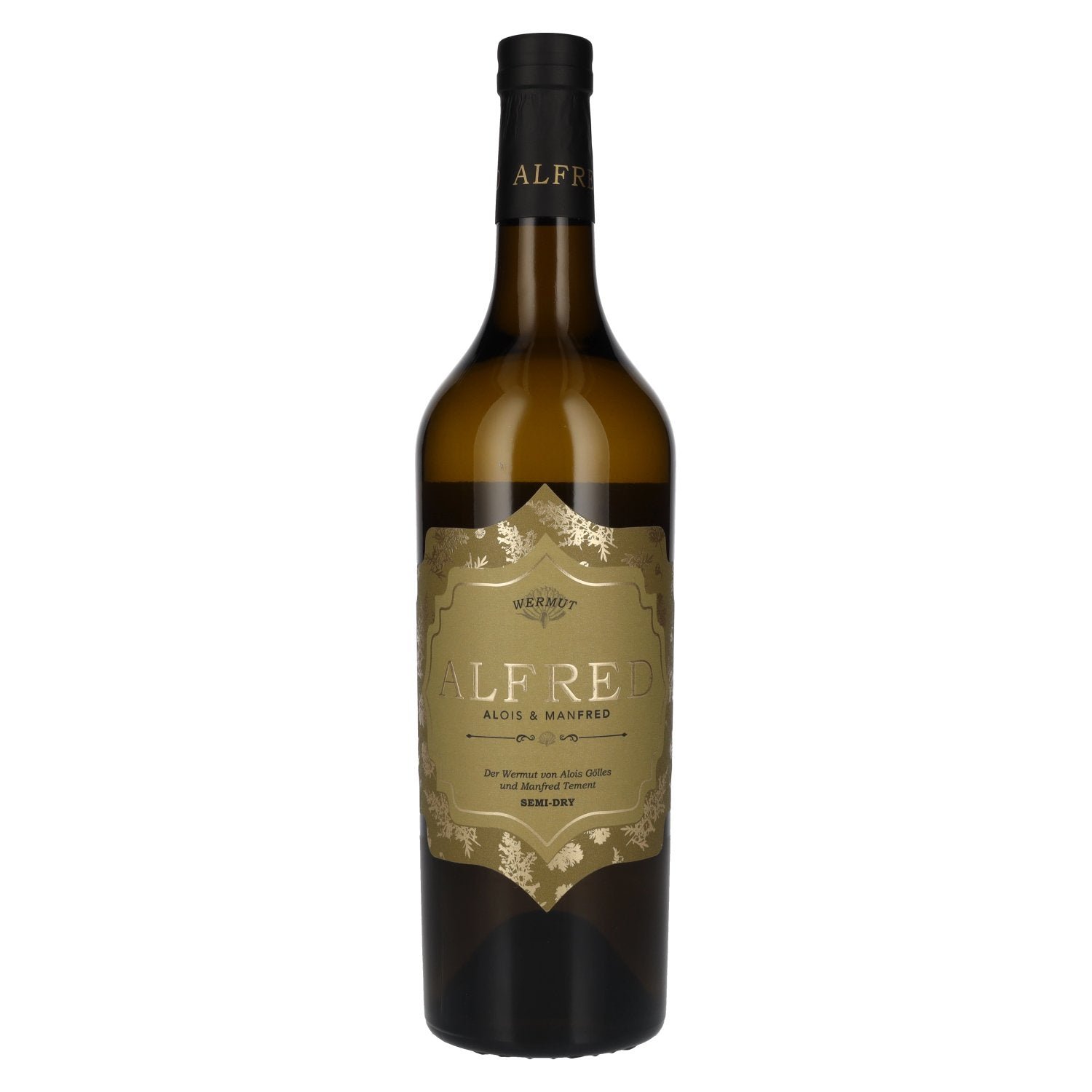9283d1c717797b8d9c5bbf9483d1f2ecacf74cb52f8497bc5b91be8c447a356a.jpg ALFRED Vermouth Semi-Dry 17% Vol. 0,75l - Image 1