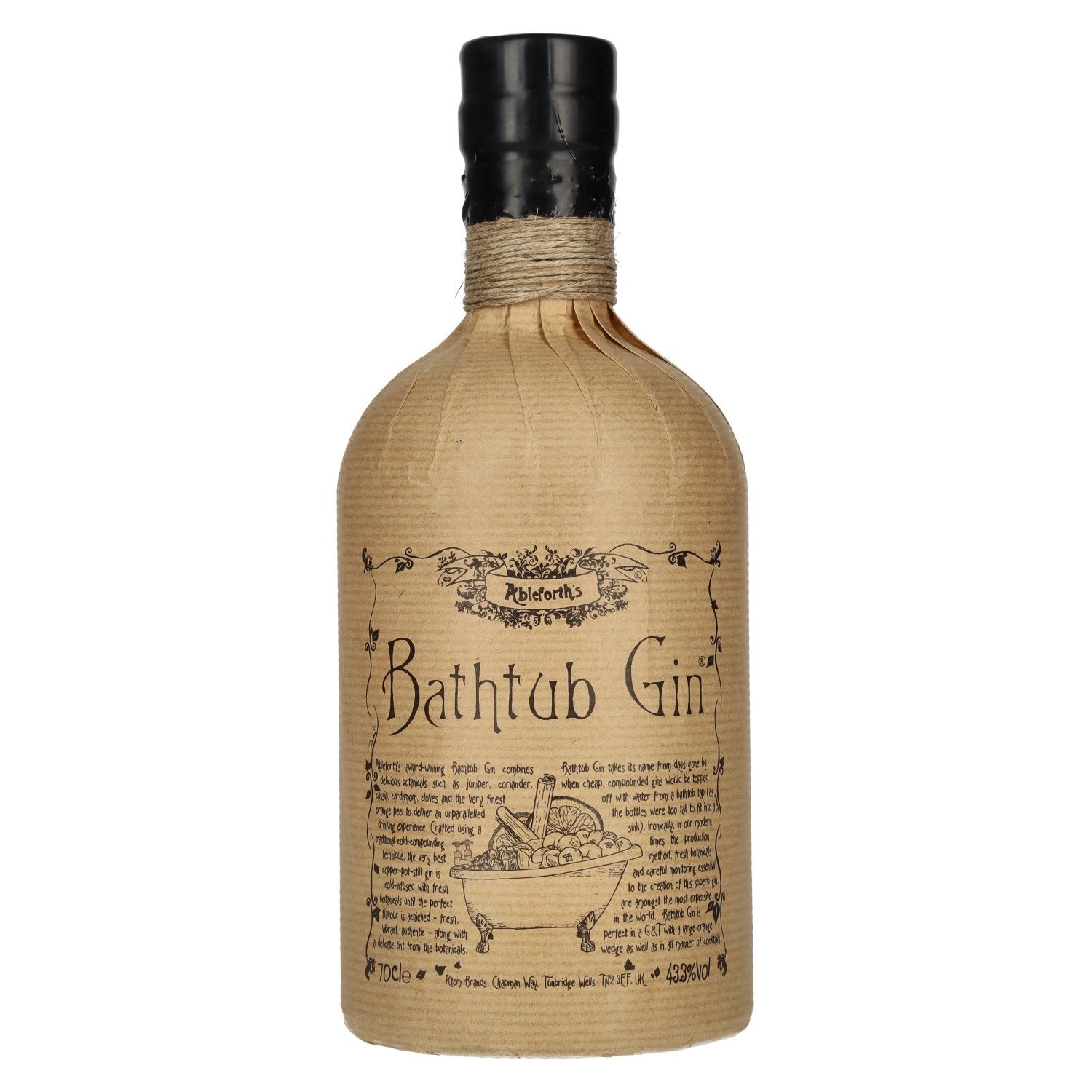 9352872494dd0865b1f87f0e5e2ba5699b14ab9006c4c2097dbf9a0976e6ce38.jpg Ableforth's Bathtub Gin 43,3% Vol. 0,7l - Image 1
