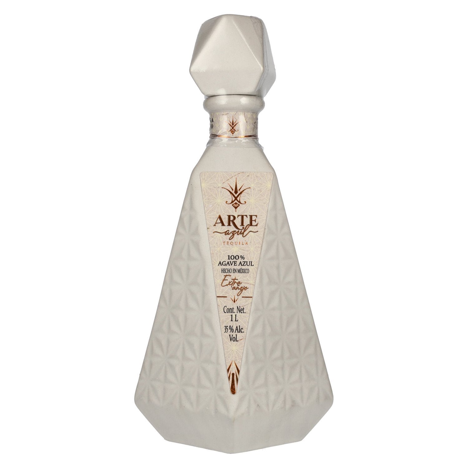 95ce278edc55855ab3b5f4b57a518aaaec81739f3f1e30415787ca7497a7ac90.jpg Arte Azul EXTRA AÑEJO 100% Agave Azul 35% Vol. 1l - Image 1