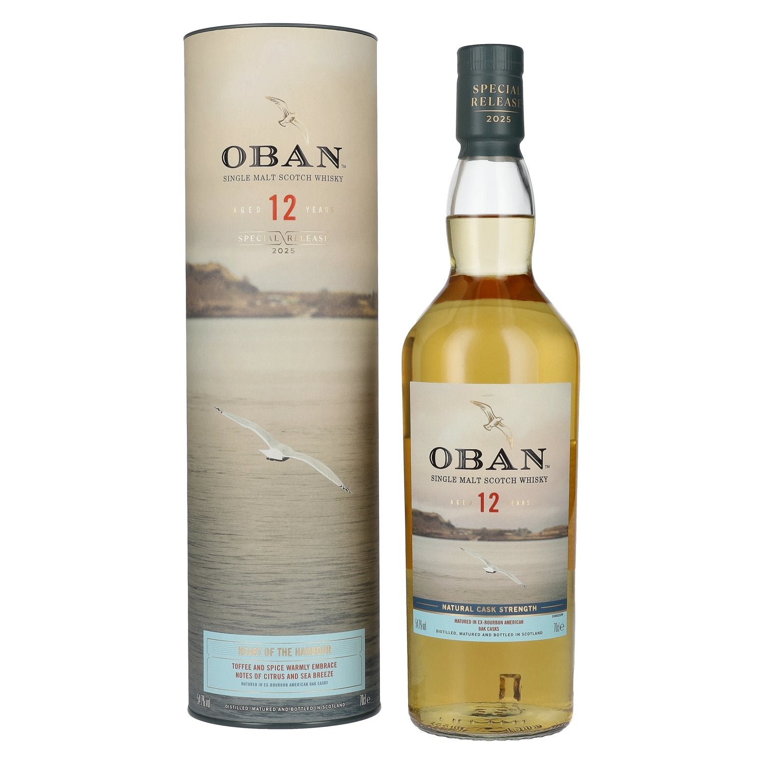 961356296d0fec91f9bbf81bd6b9d90b999dd73c5a31598ca42ac2ab65cee77d.jpg Oban 12 Years Old HEART OF THE HARBOUR Single Malt Special Release 2025 54,7% Vol. 0,7l in gift box - Image 1