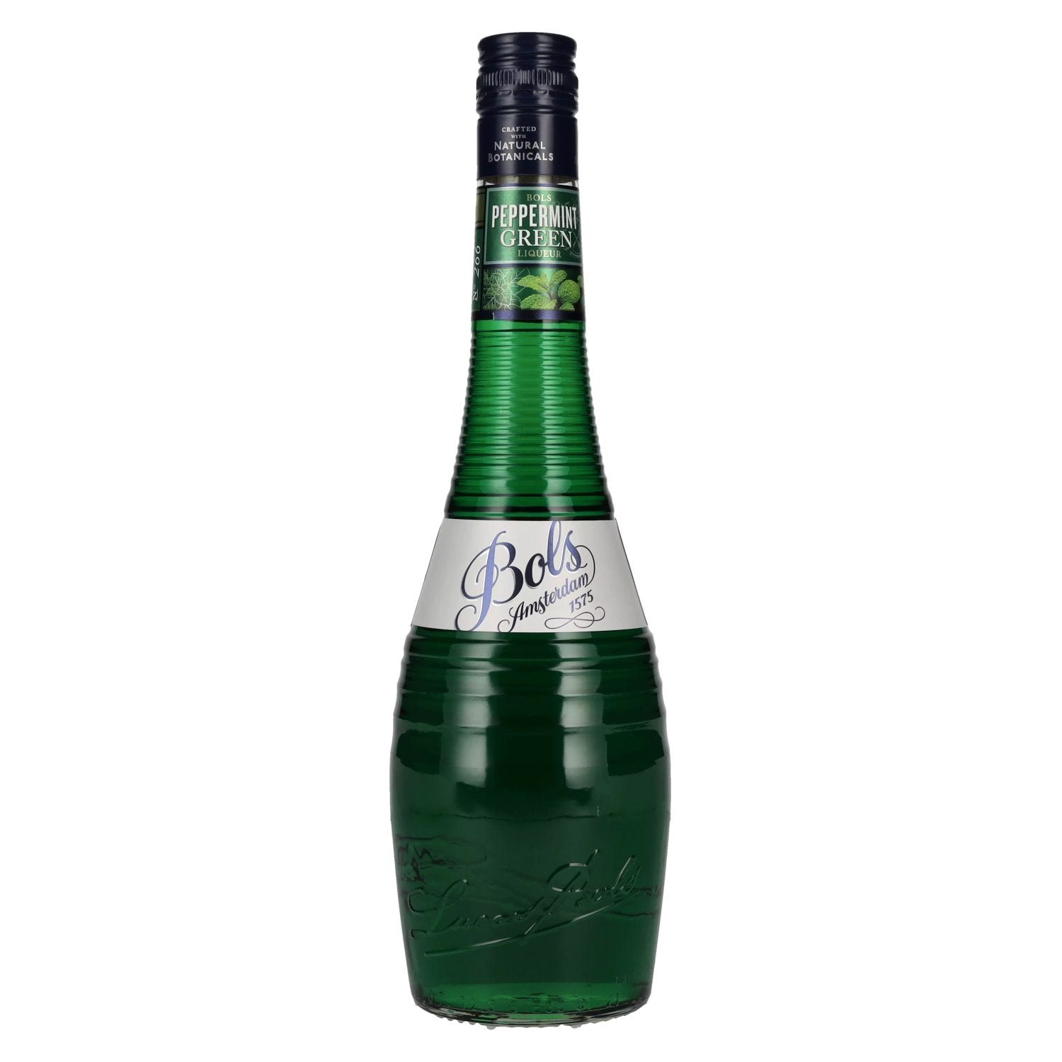9630fe4b08b8a9500628bc1503880ebacf706cde085ee15fadcc8826c8c73e3a.jpg Bols Peppermint Green Liqueur 24% Vol. 0,7l - Image 1