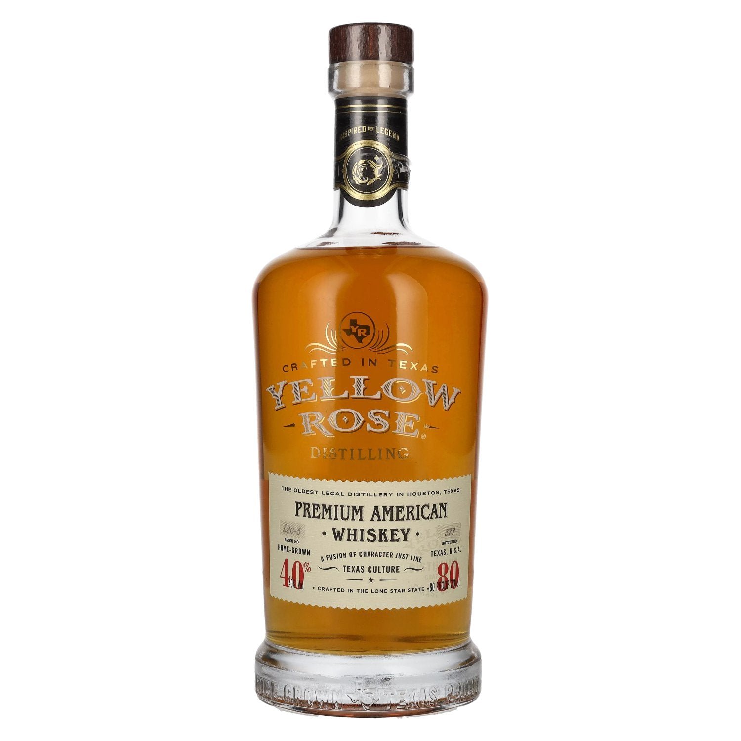966880752493b163ff53381a0ba65c5a535ffced66aa8e494a677530e1aa7318.jpg Yellow Rose PREMIUM AMERICAN Whiskey 40% Vol. 0,7l - Image 1