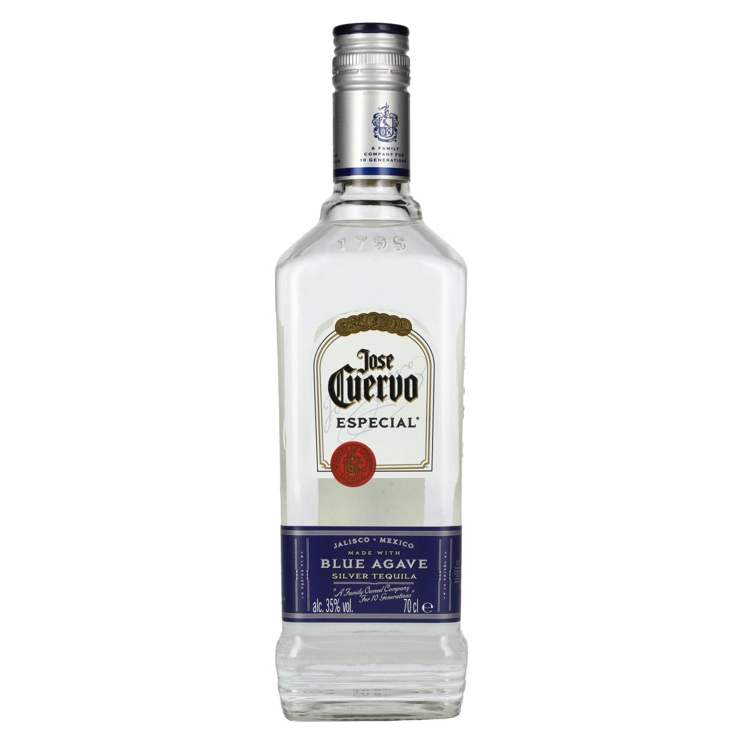 98e92a97699641a7c55742c21320b30a8bd5d465daaaf44a6189db5862bbd123.jpg José Cuervo Especial Silver Tequila 35% Vol. 0,7l - Image 1
