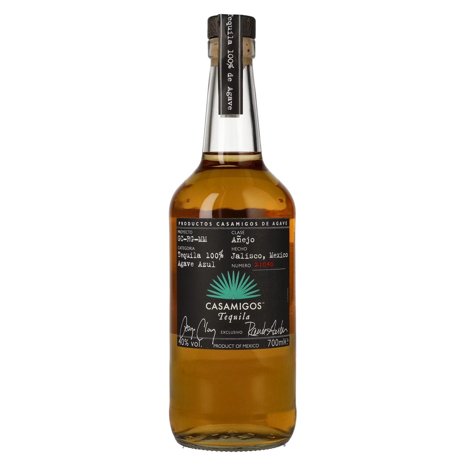 98eb55eeb0e176841aef0309b784969ef143ba960e79c028cff5408ddbcc740c.jpg Casamigos Tequila Añejo 100% Agave Azul 40% Vol. 0,7l - Image 1