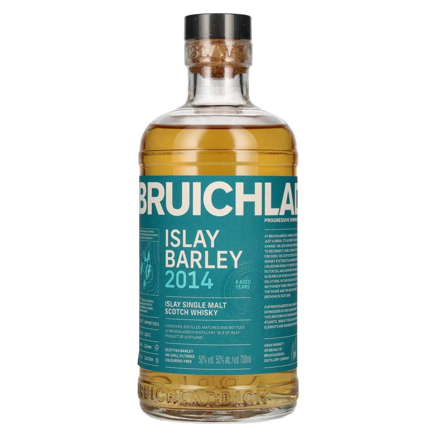 9b29366fe8b6870e4ddba739353625d25a6bd317ea149882d9202c71bc11946f.jpg Bruichladdich ISLAY BARLEY 8 Years Old 2014 50% Vol. 0,7l - Image 1