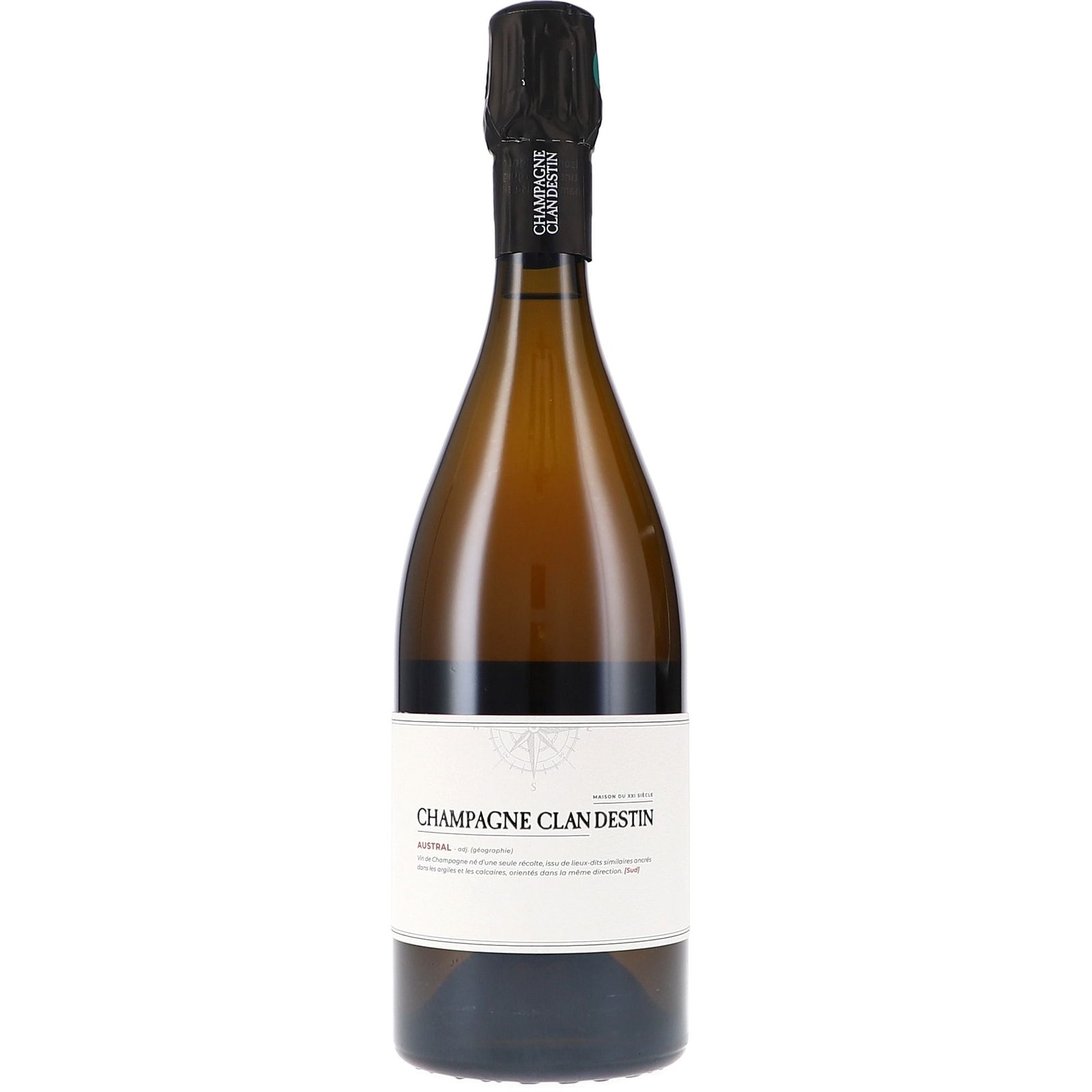 Champagne_Clandestin_Austral_Brut_Nature.jpg Champagne Clandestin Austral Brut Nature - Image 1